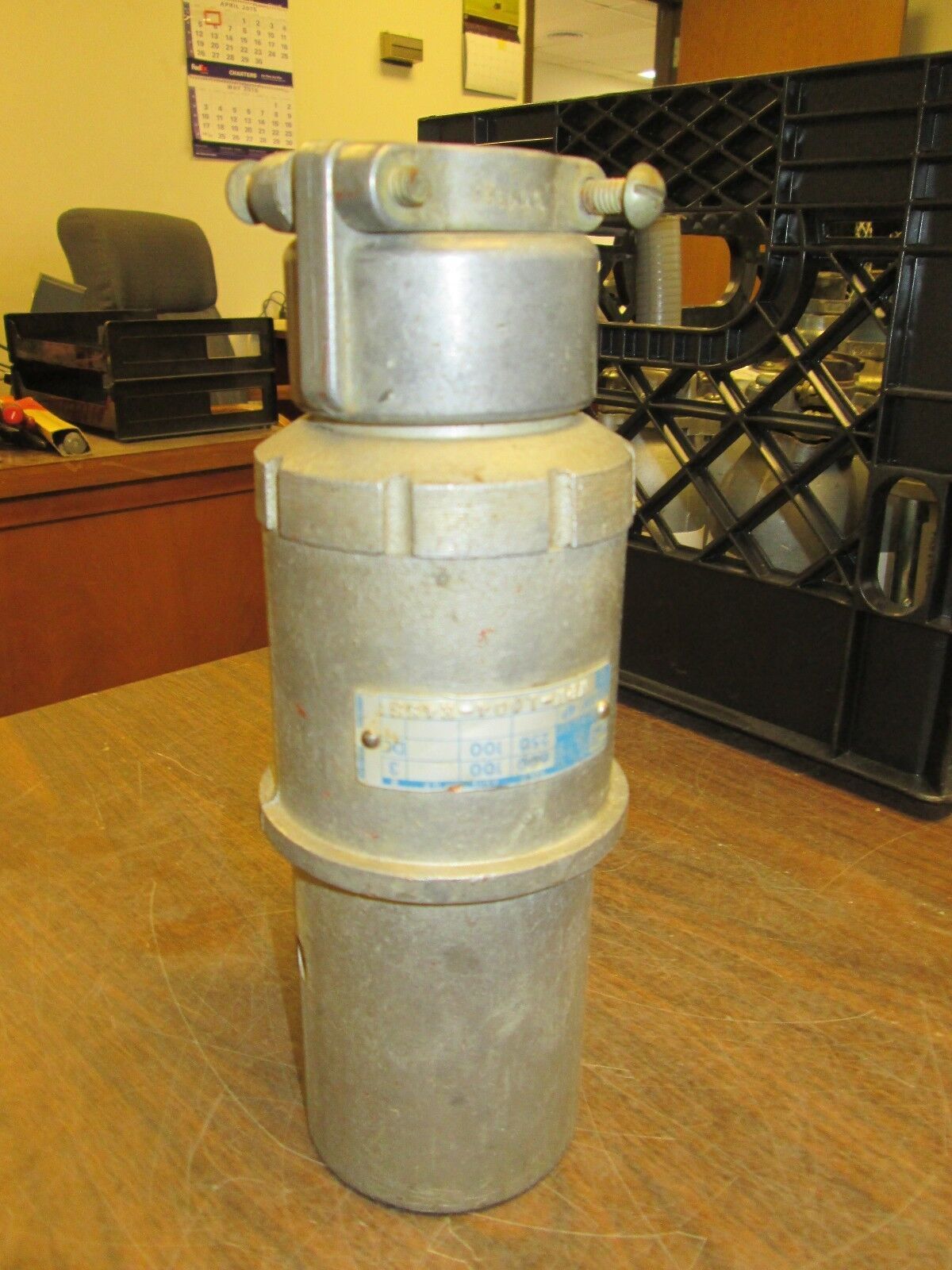 Killark Plug WPW-1004-E45S 100A 600V 4W 4P 3Ph Used