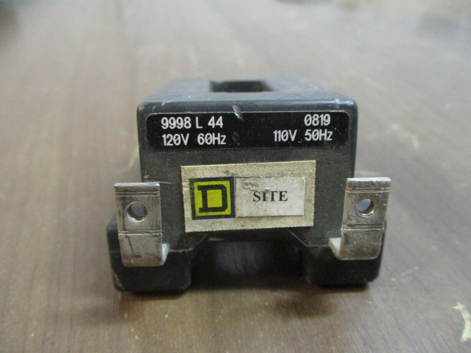 Square D Magnetic Coil 9998L44 120V @ 60Hz 110V @ 50Hz *No Terminal Screws* Used