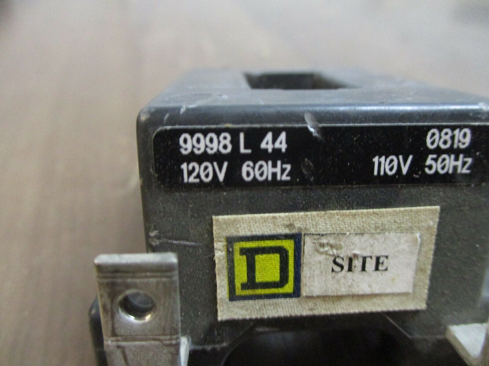 Square D Magnetic Coil 9998L44 120V @ 60Hz 110V @ 50Hz *No Terminal Screws* Used