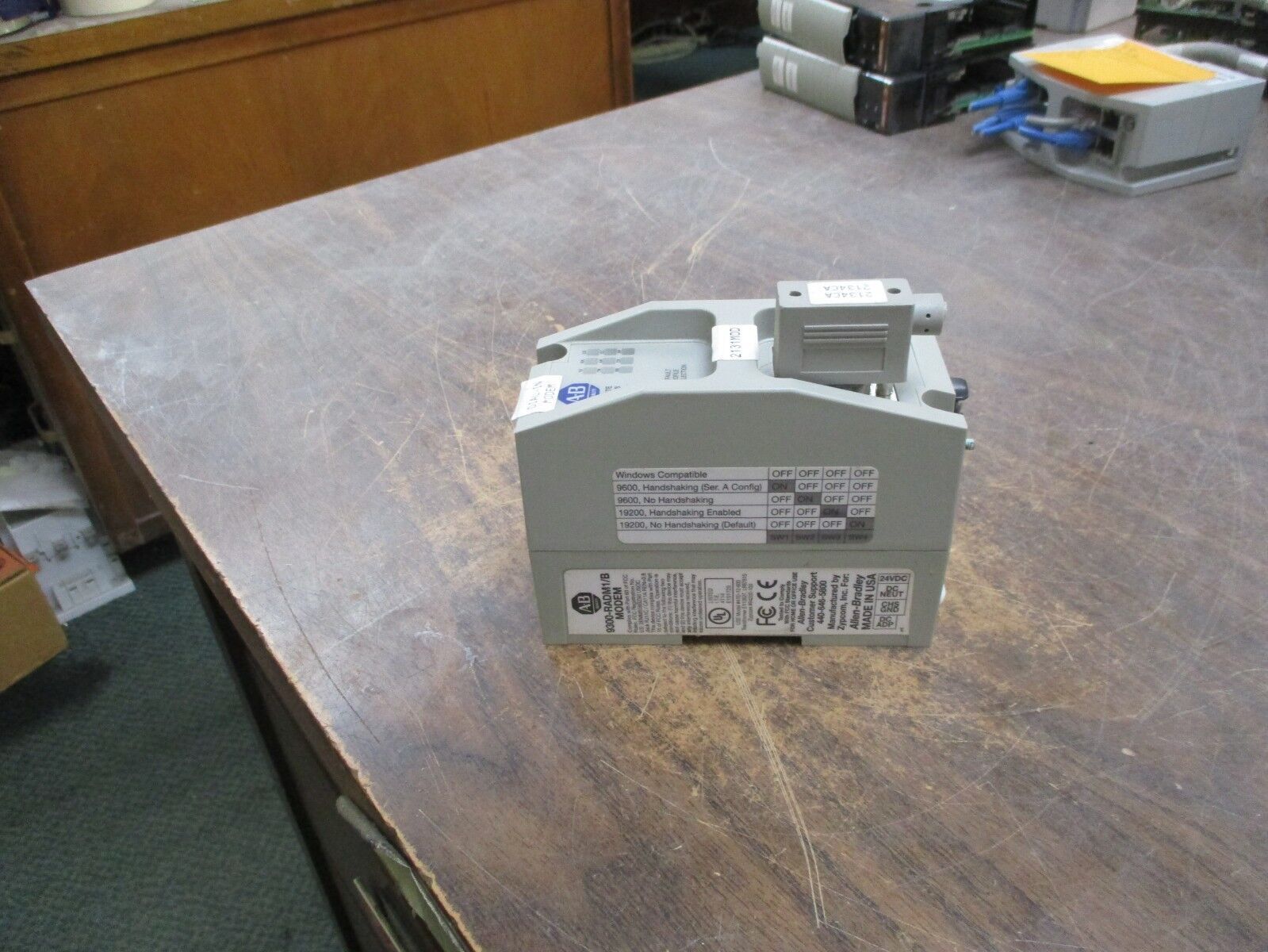 Allen-Bradley Remote Access Dial-In Modem 9300-RADM1/B 24VDC Used