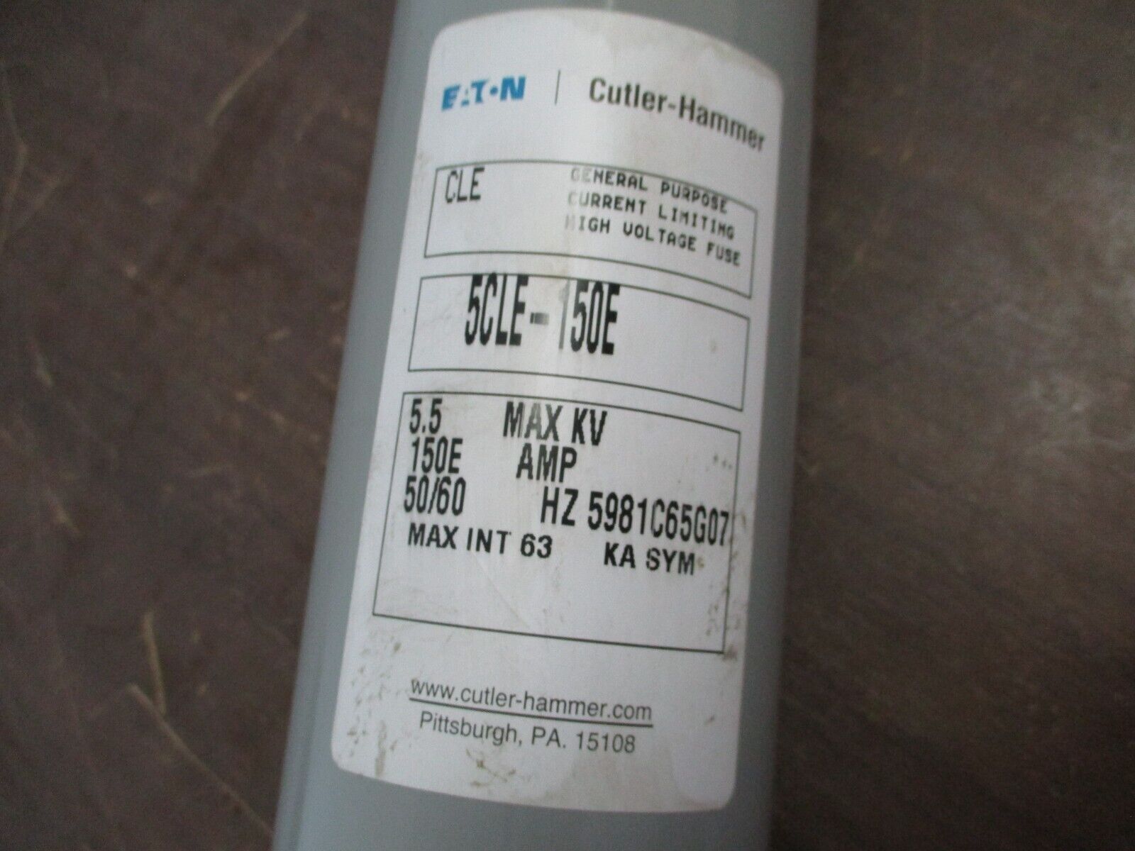 Eaton CLE Fuse 5CLE-150E 5.5kV 150E 50/60Hz Used