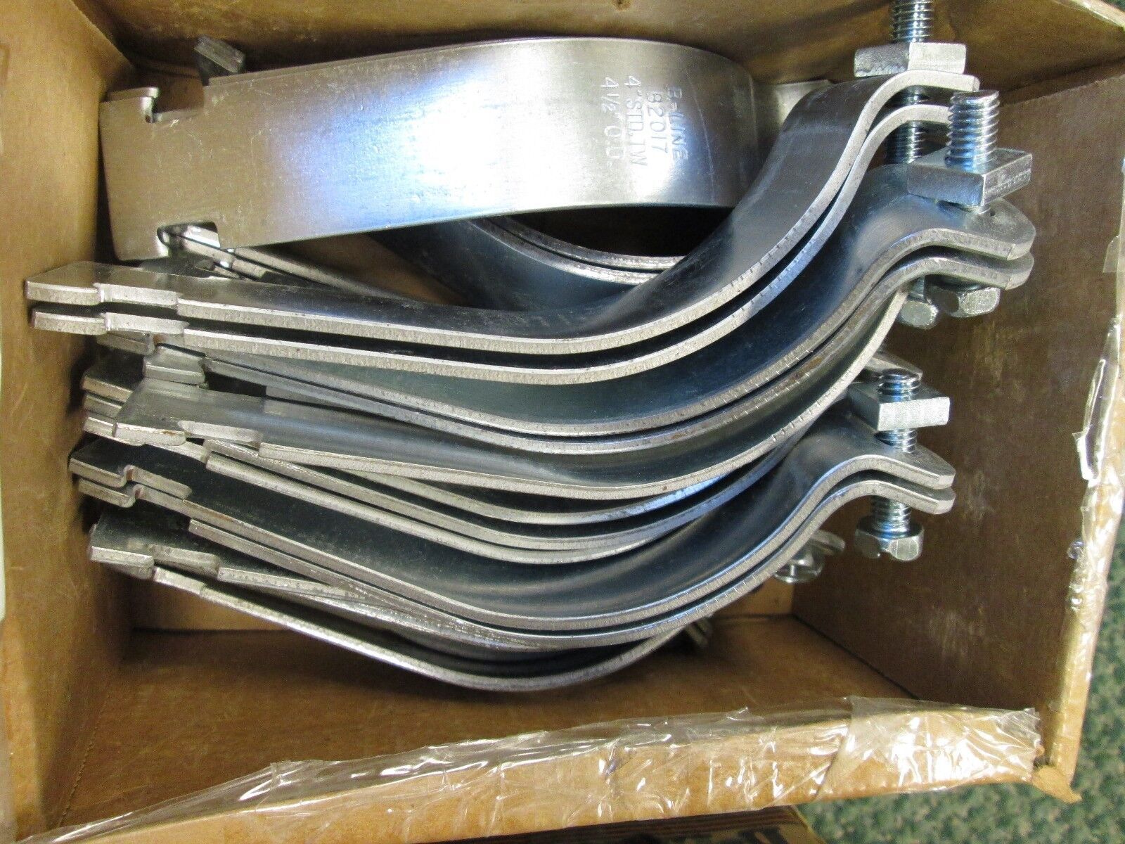 Cooper/B-Line 2-Piece Strut Strap B2017 Size 4" *Lot of 14* New Surplus