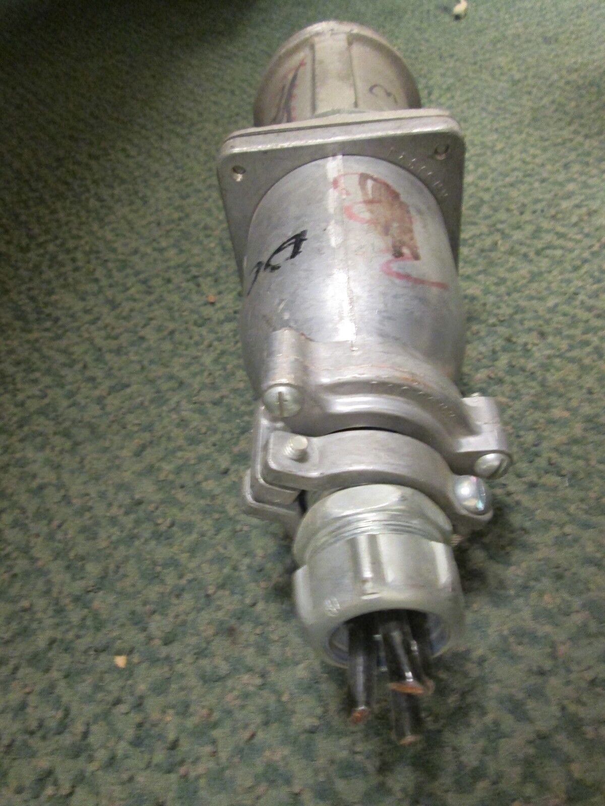 Russellstoll Connector 7428 60A 600V 4W Used