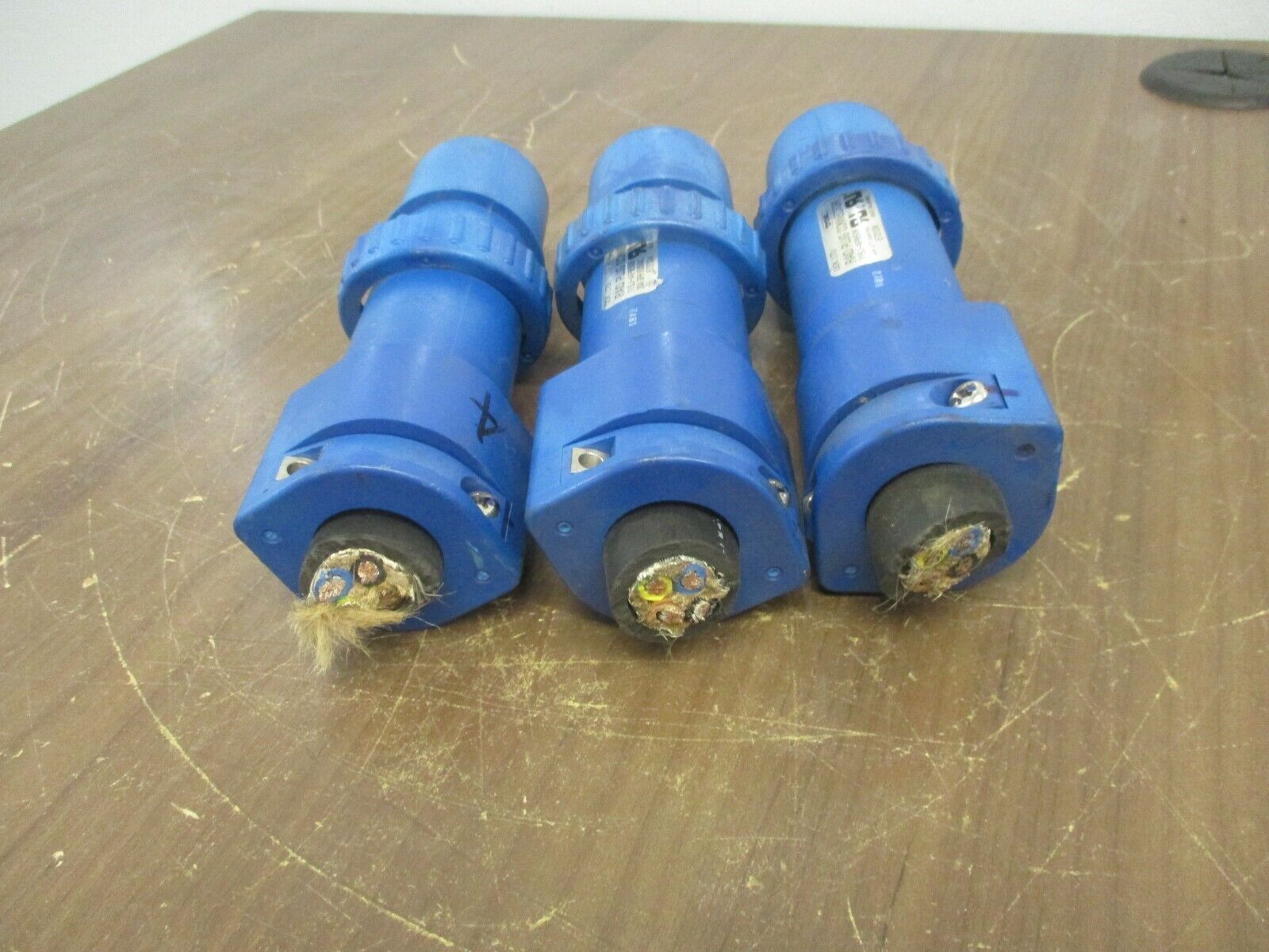 DDK Raid Plug Connector 115J-AP8508 30A 600V 3Ph Used **Lot of 3**