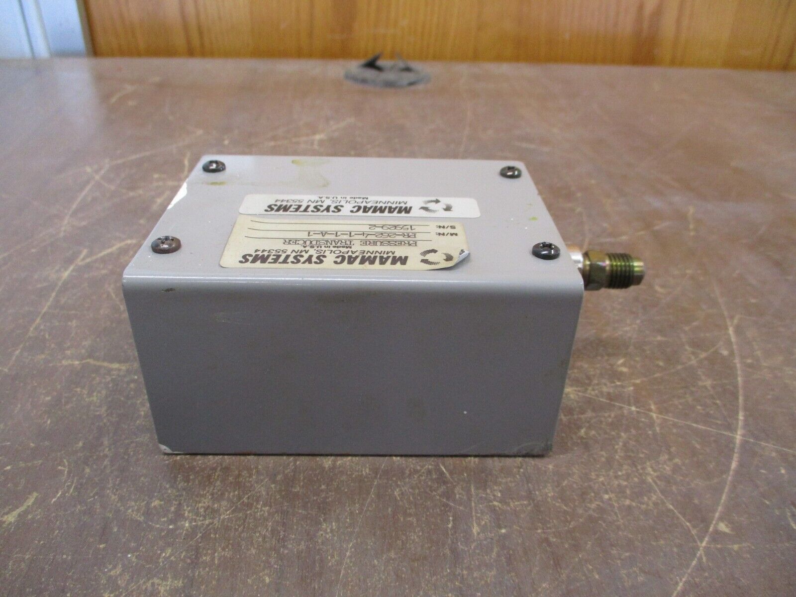 Mamac Systems Pressure Transducer PR-262-4-1-1-A-1 Used