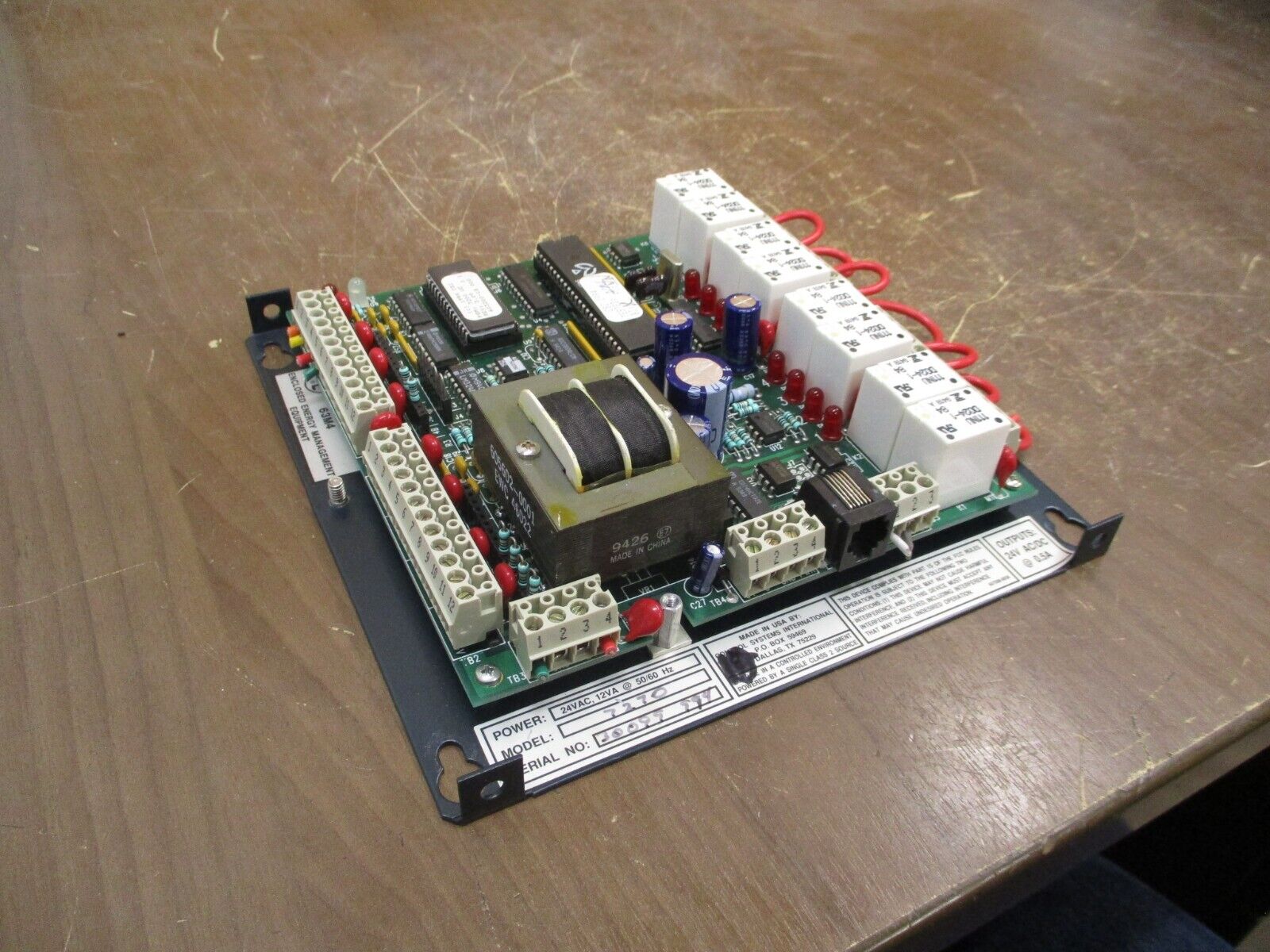 Control Systems International Unitary Controller Board 7270 24V 12VA 50/60Hz