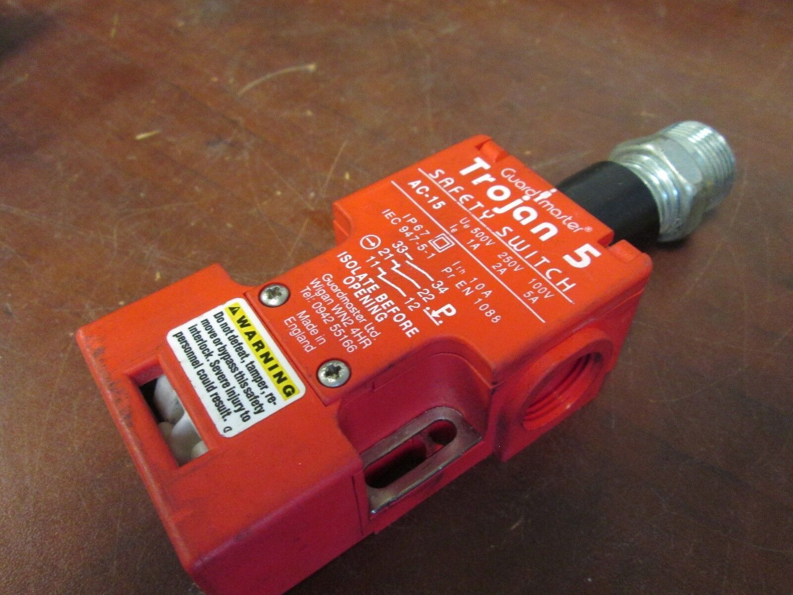 Guardmaster Safety Switch EN 1088 Trojan 5 Used