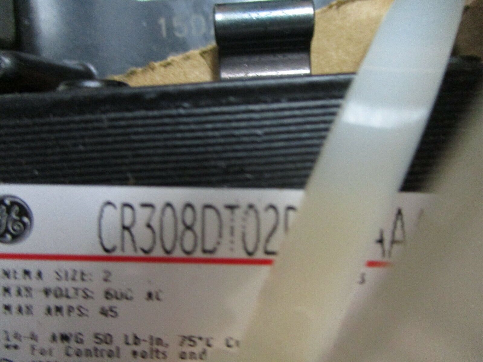 GE Fusible Size 2 Combination CR308DT02RB1AAAAA 115-120V Coil 45A 600V