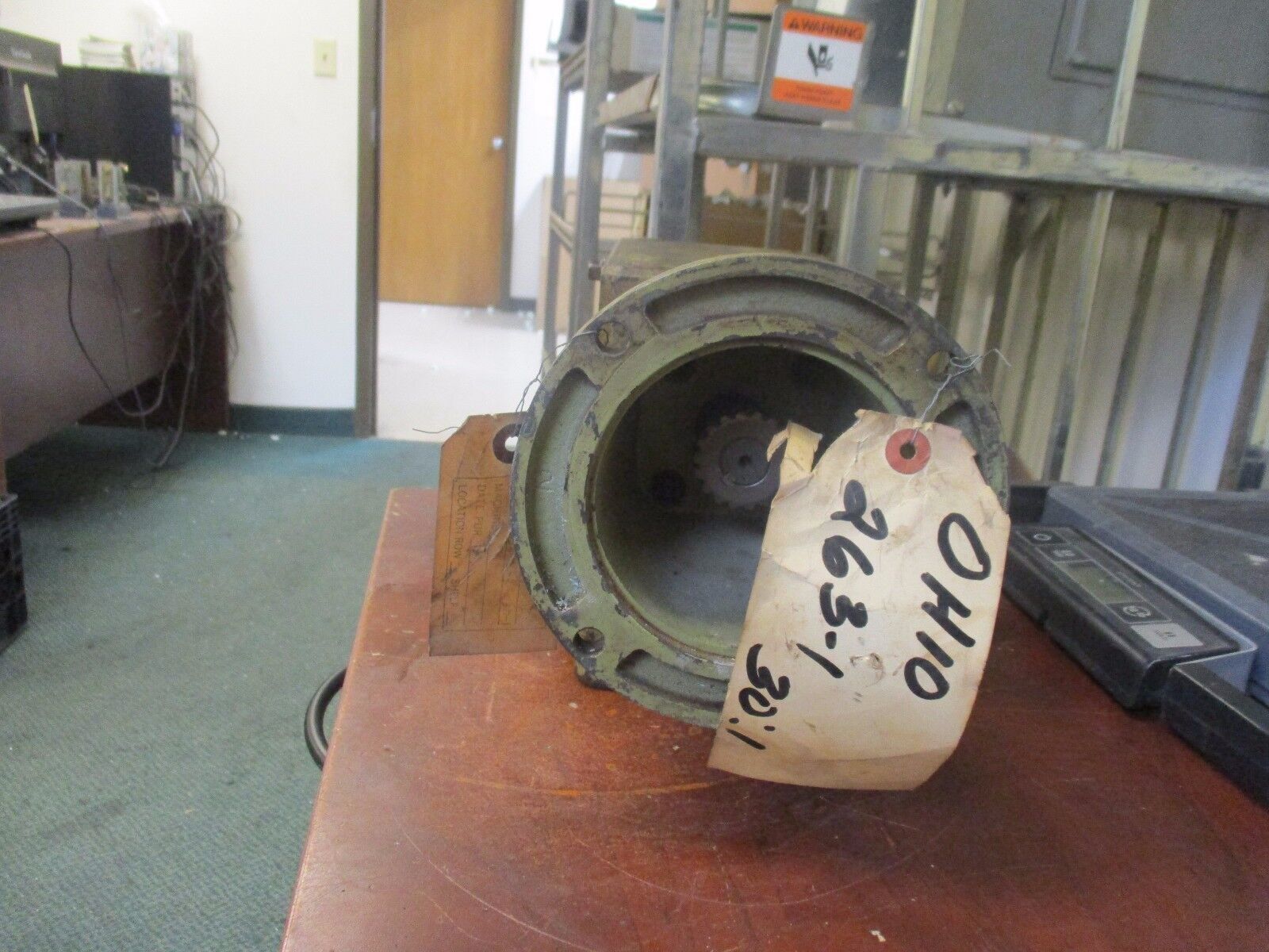 Grove Gear Flexaline Reducer B-262-3 Ratio 30:1 1.4HP In Used