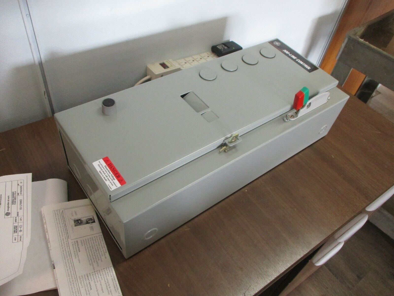 GE Fusible Size 2 Combination CR308DT02RB1AAAAA 115-120V Coil 45A, 600V