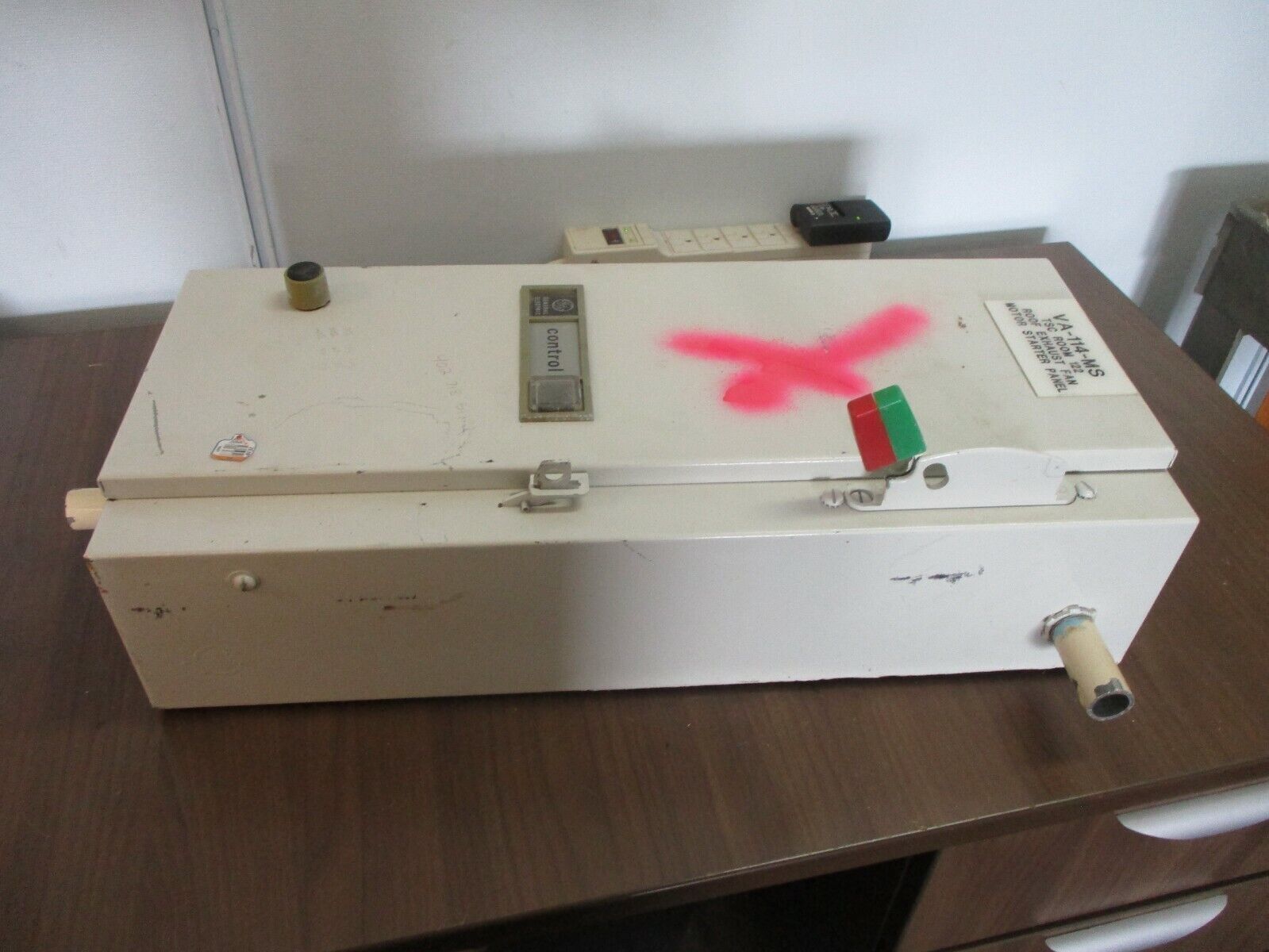 GE Fusible Size 0 Combination CR208B100BYJ42 120V Coil 18A 600V Used