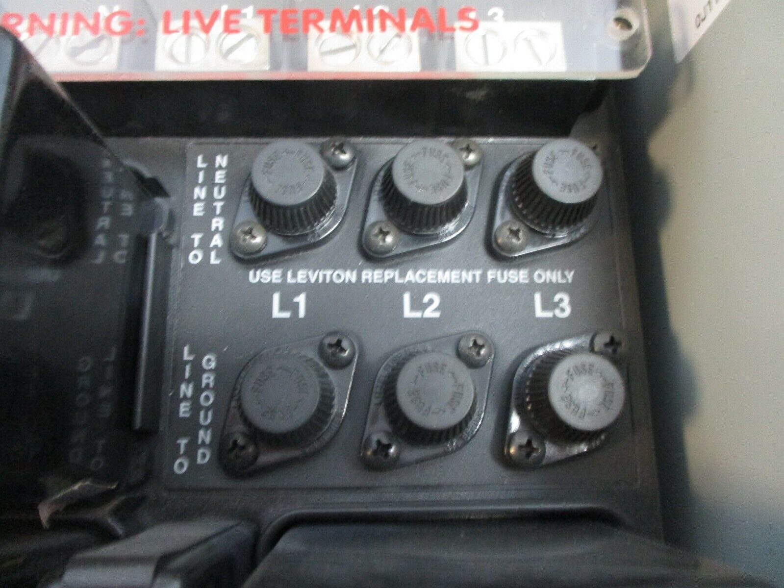 Leviton Surge Protection Device 52277-7C3 277/480V 50/60Hz 3Ph Used