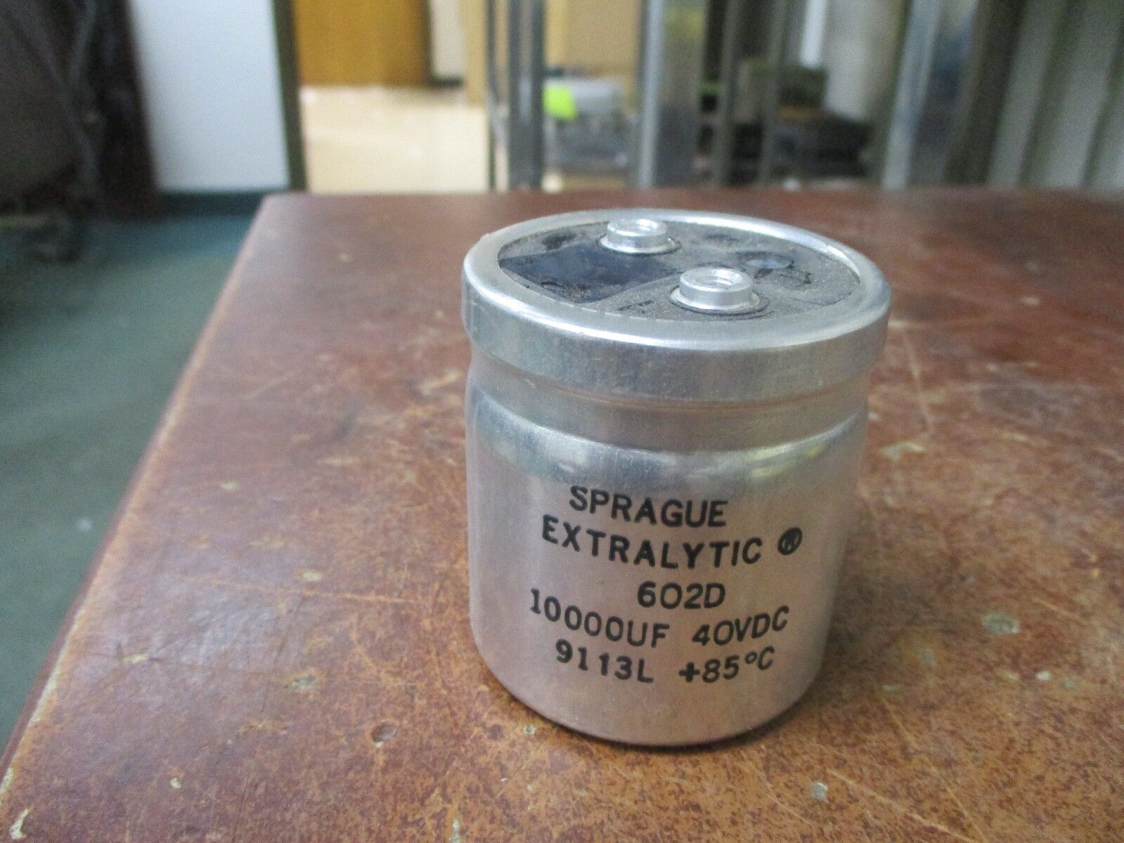 Sprogue Extralytic Capacitor 602D 10000 UF 40VDC Used