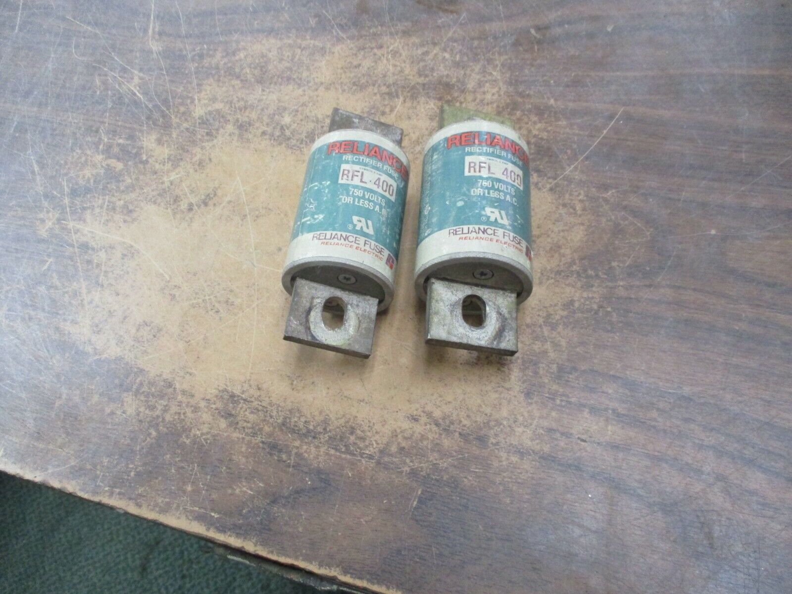 Reliance Rectifier Fuse RFL 400 400A 750VAC *Lot of 2* Used