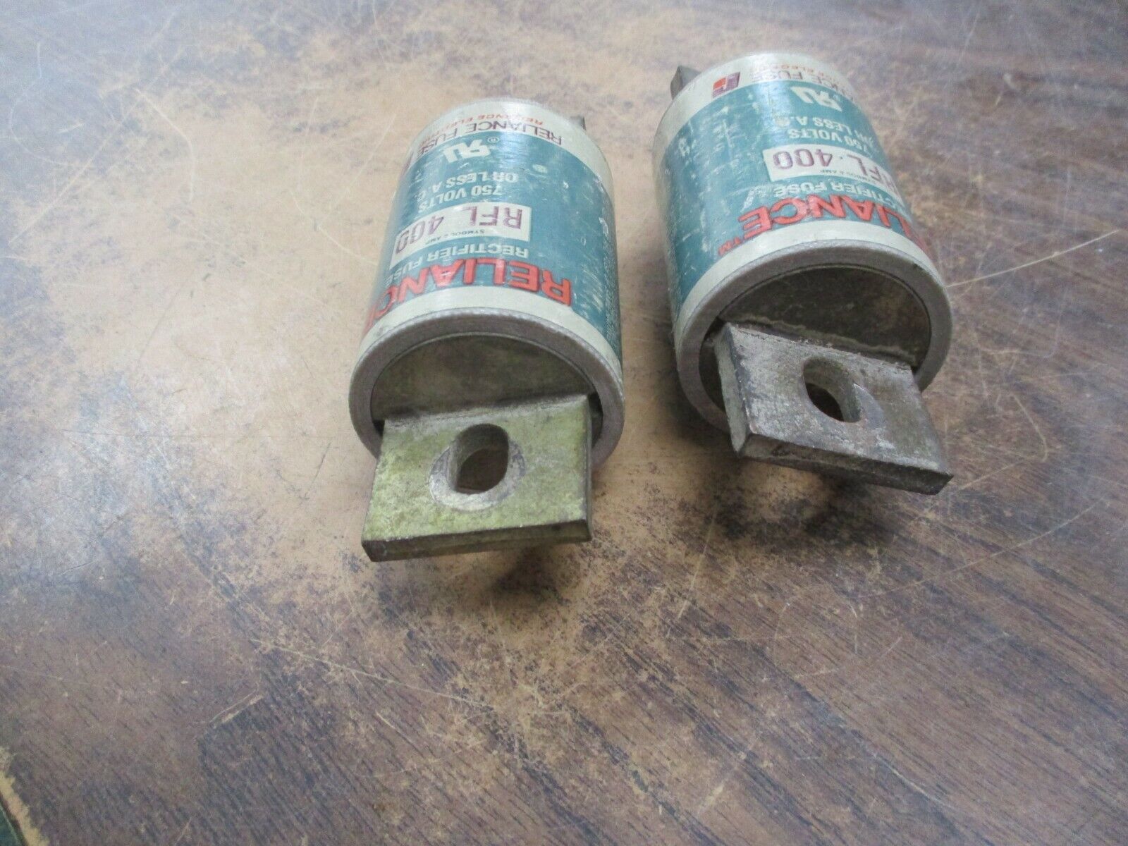 Reliance Rectifier Fuse RFL 400 400A 750VAC *Lot of 2* Used