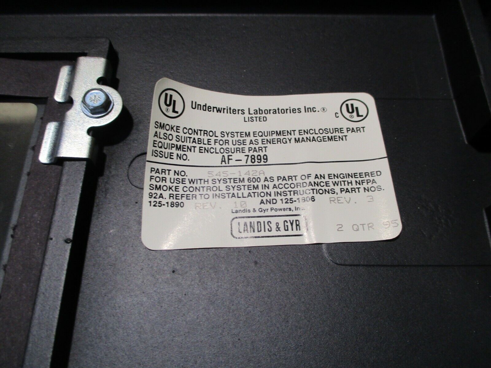 Landis&Gyr APOGEE System 600 Modular Building Controller 545-142B 115V 1.6A Used