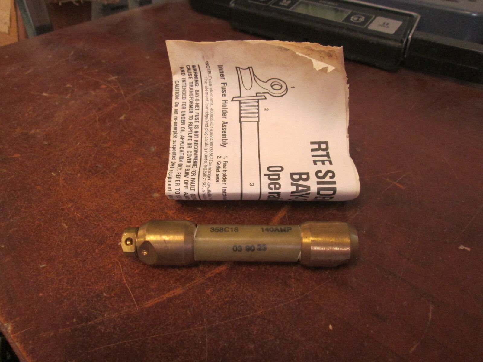 RTE Fuse Cartridge 358C18 140A *No Bag or Box* New Surplus