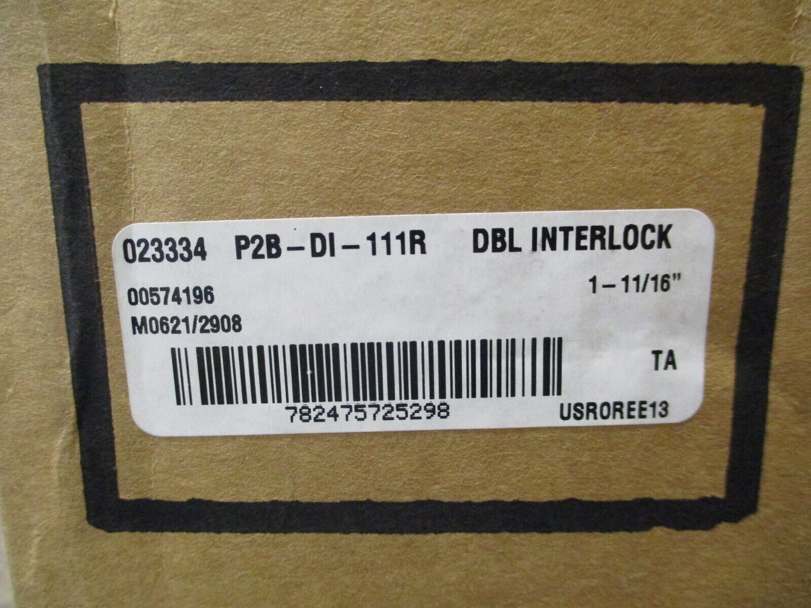 Dodge P2B-DI-111R Double Interlock Pillow Block Bearing 023334 1-11/16"