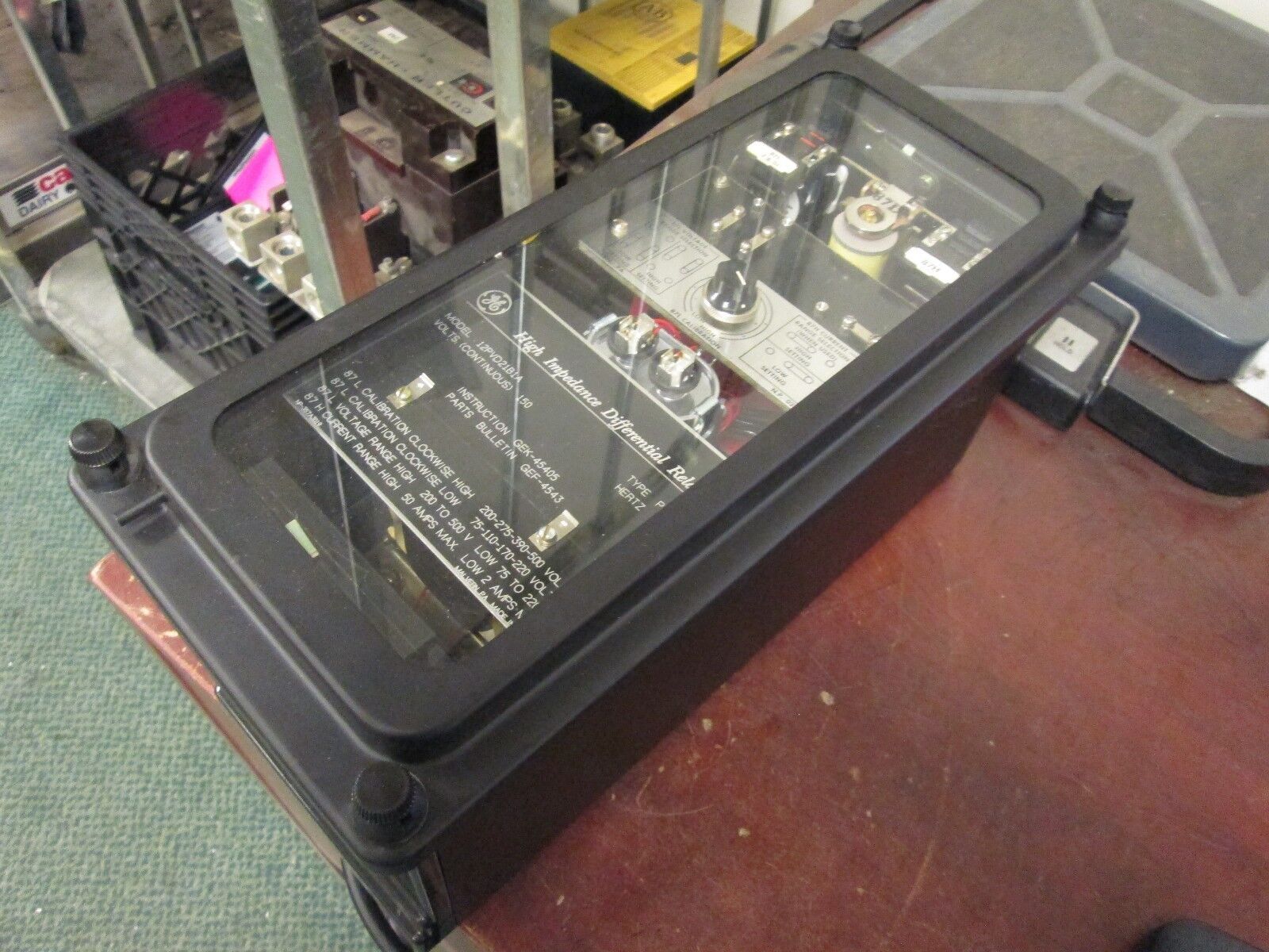 GE High Impedance Differential Relay 12PVD21B1A 150V 60Hz Used