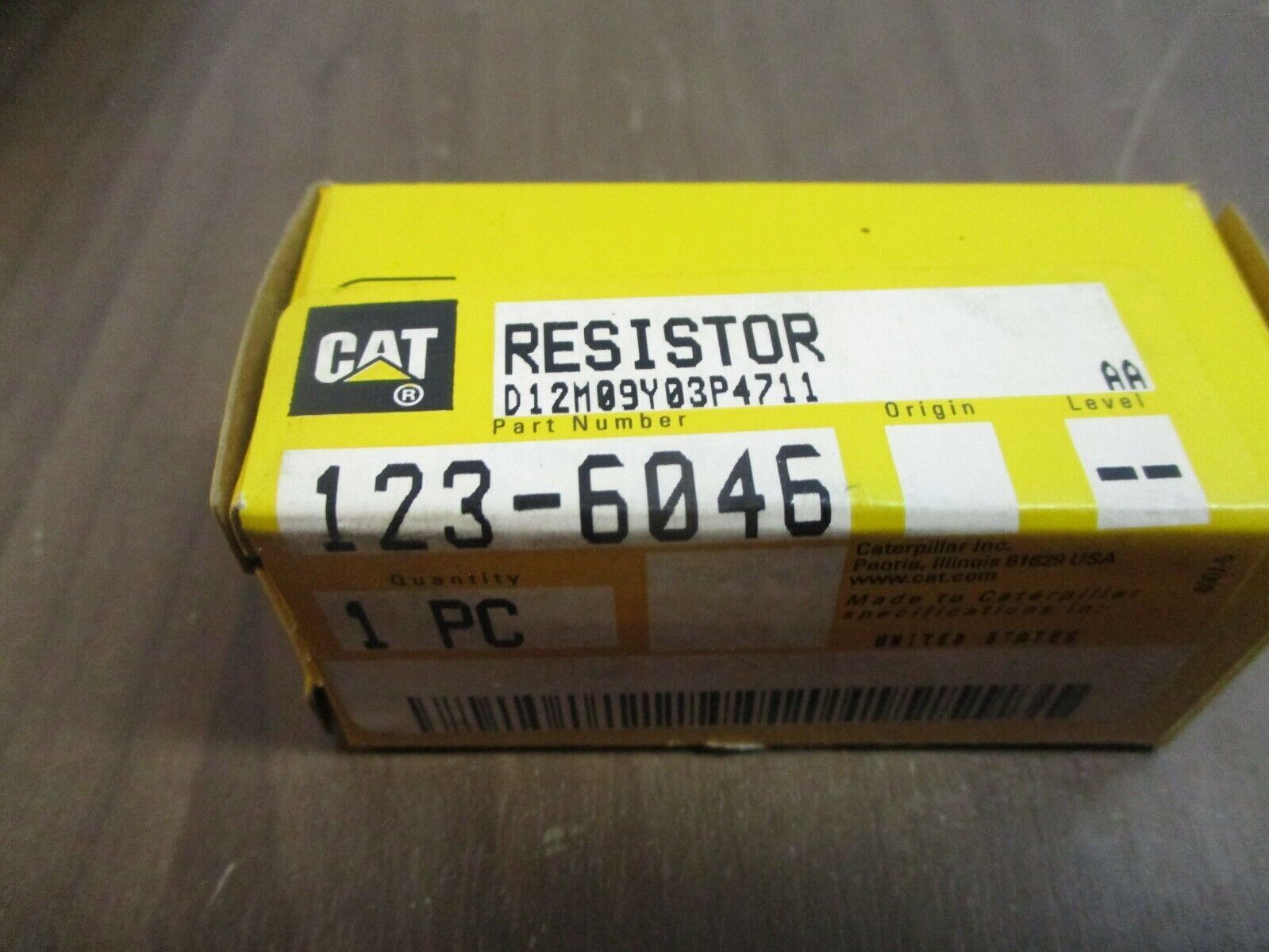 CAT Resistor 123-6046 New Surplus