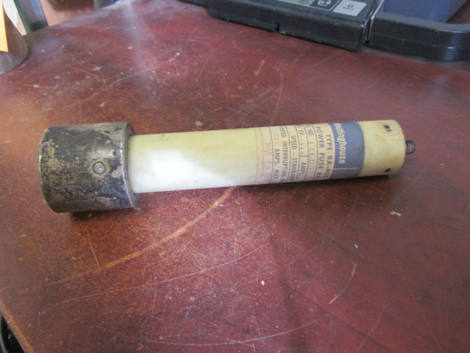 Westinghouse Type BA-400 Fuse Refill 116D977A39 400E 14.4KV Used