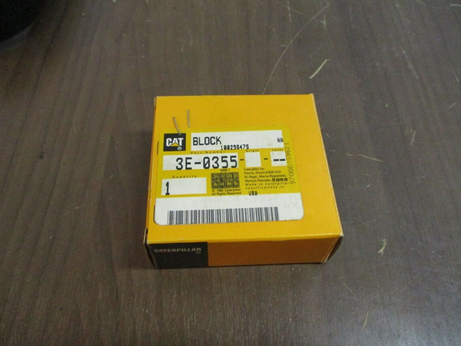 CAT Block 3E-0355 New Surplus