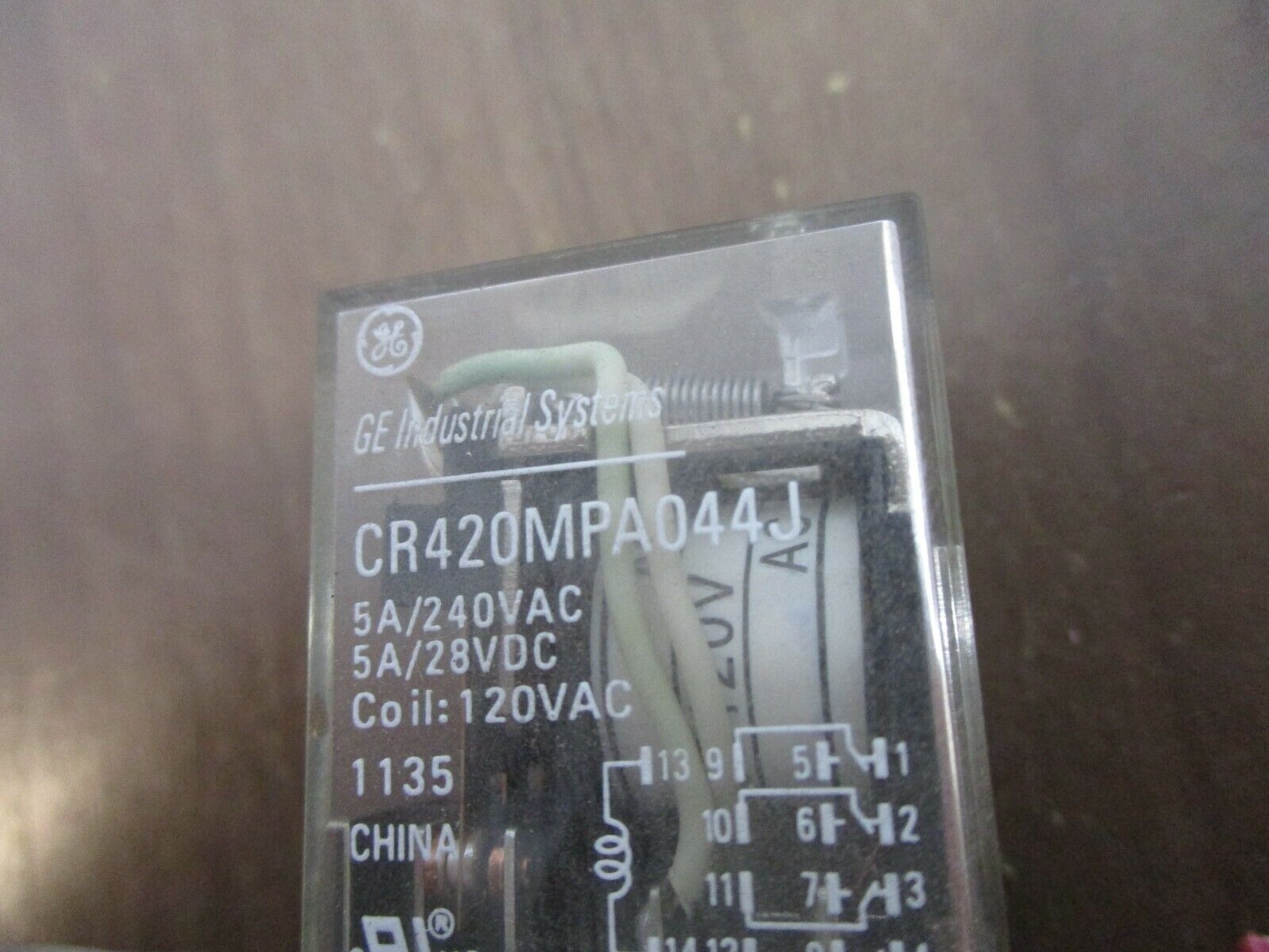 GE Relay CR420MPA044J 120V Coil *Lot of 2* Used