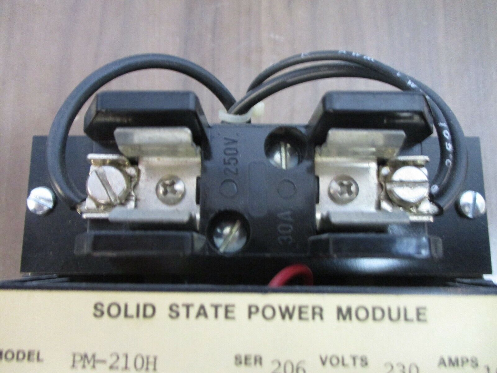 Harrel Solid State Power Module PM-210H 10A 230V Control: 10VDC Used