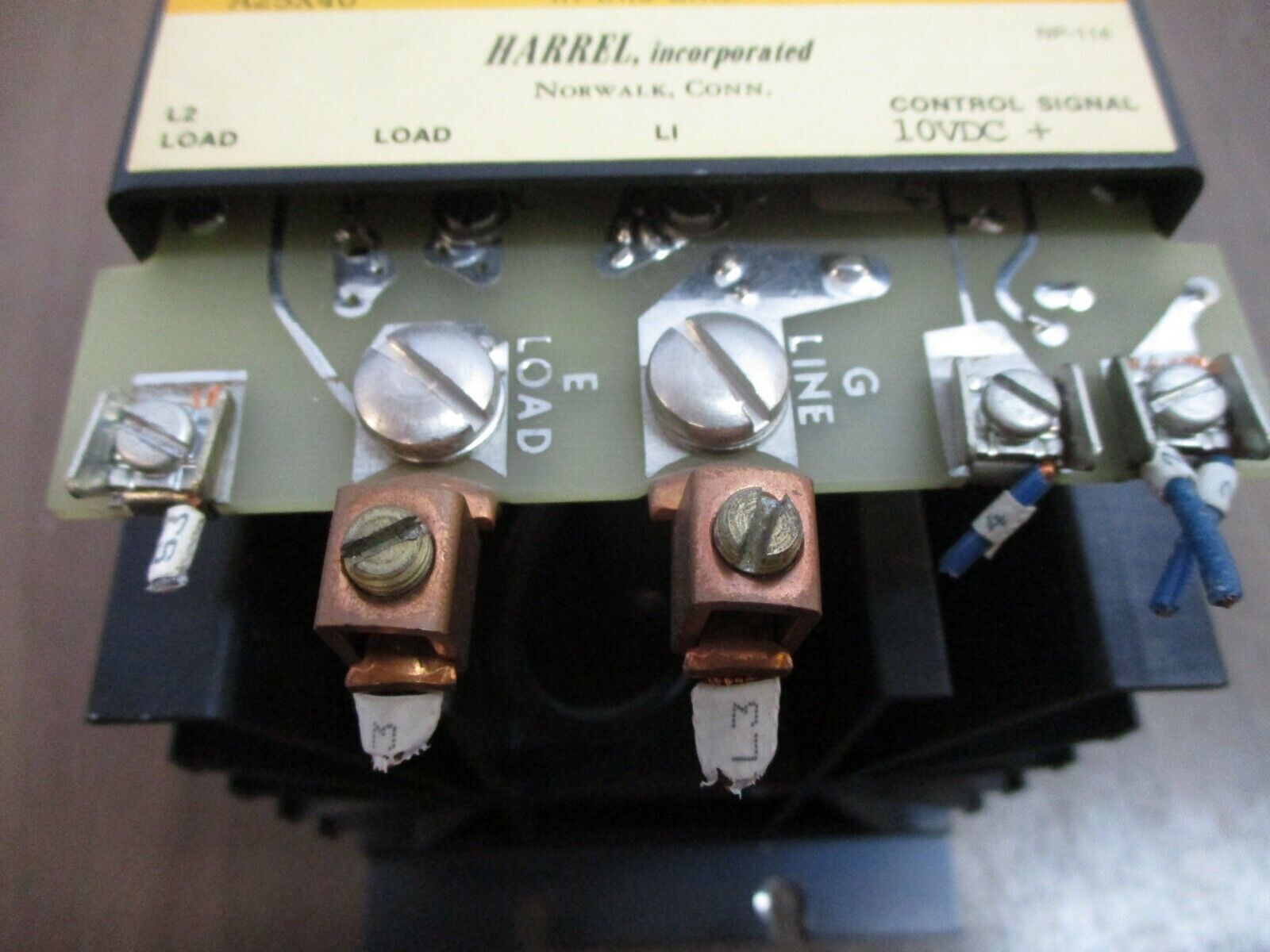 Harrel Solid State Power Module PM-240G 40A 240V Control: 10VDC w/ (1) 40A Fuse