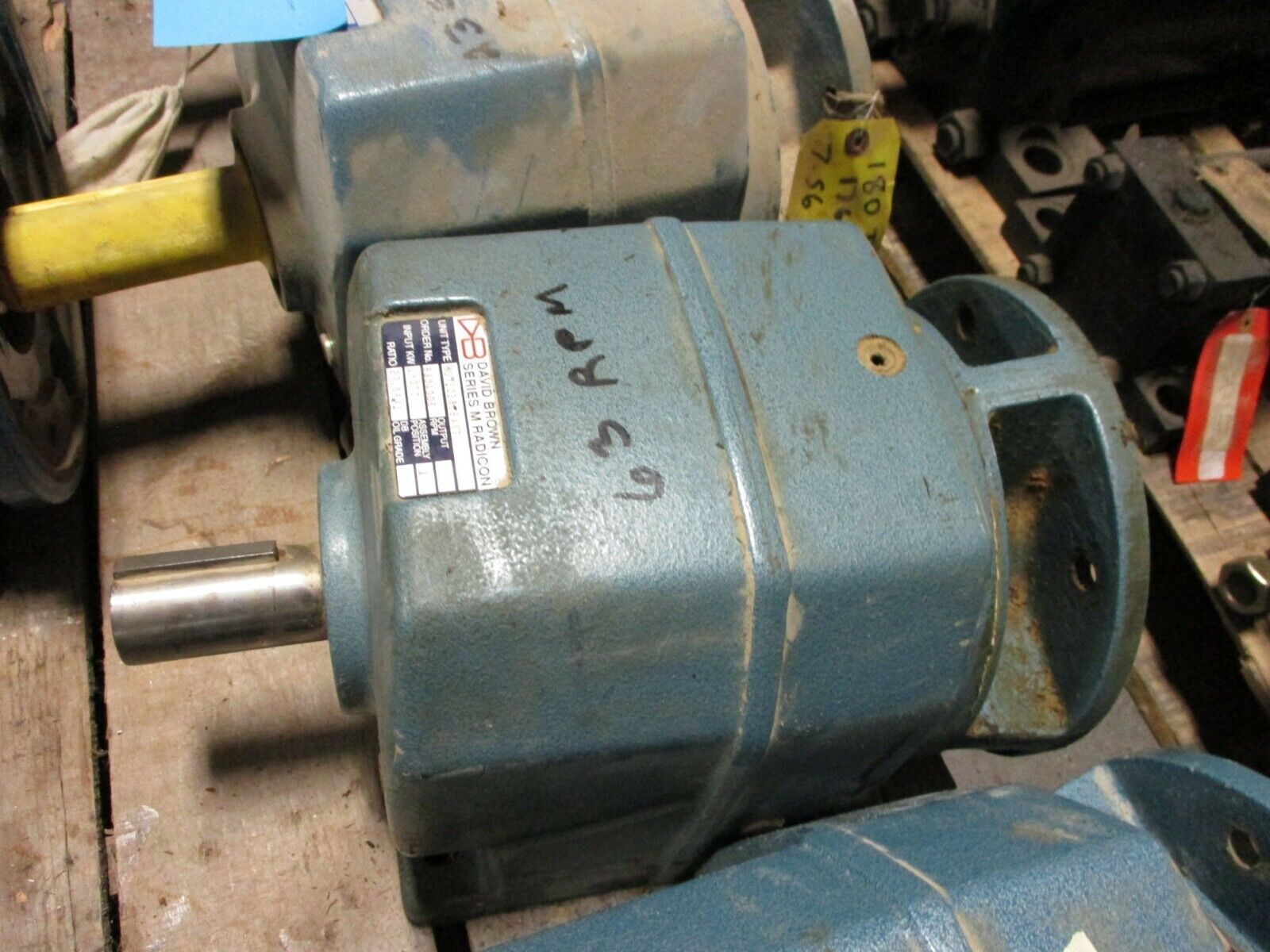 David Brown Series M Radicon Gear Reducer M072028.BANT Ratio 27.56:1 Used