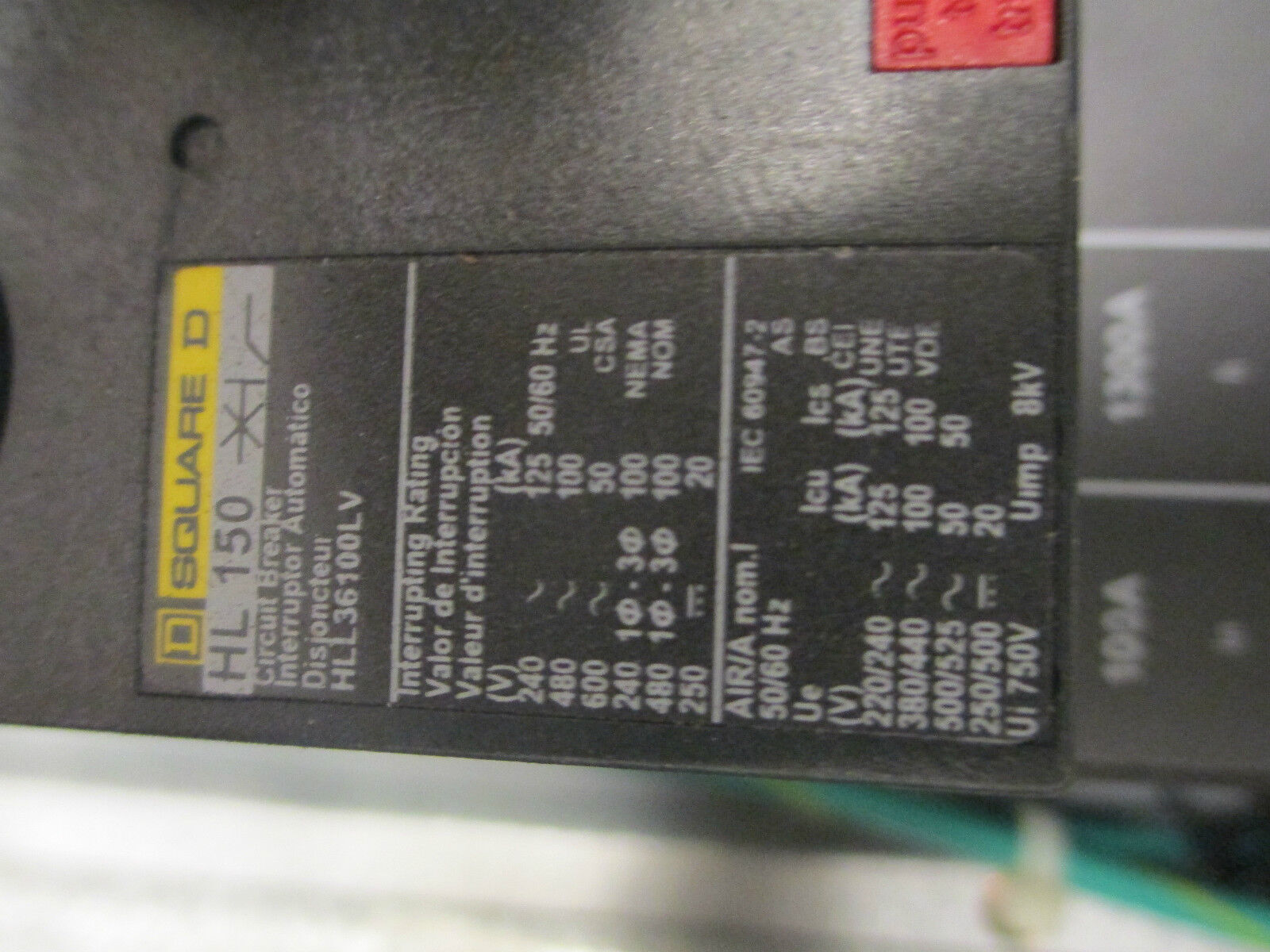 Square D E-Flex Motor Controller ATV61HD18N4 30HP 22 KW 40A 460V Used