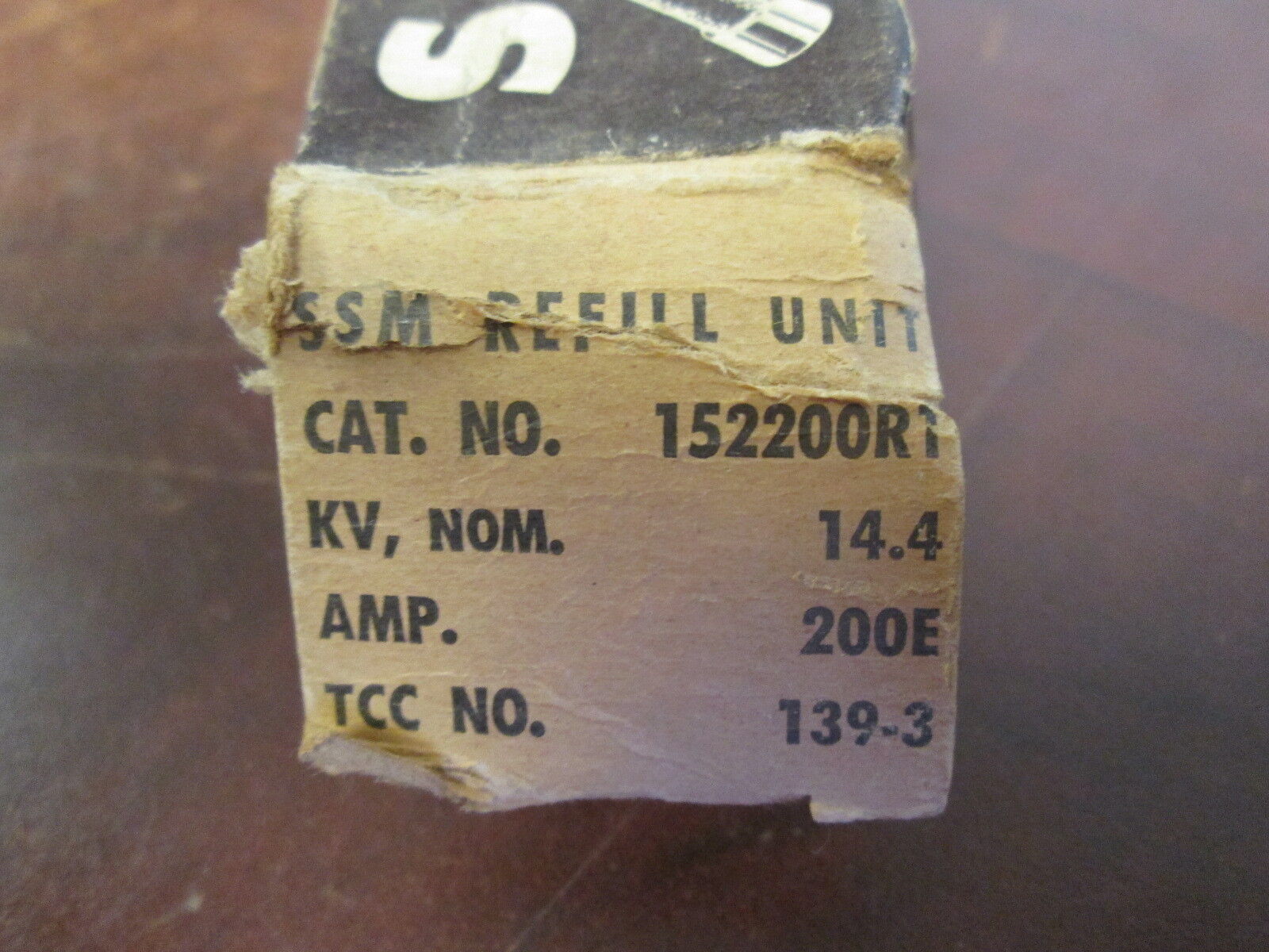 S&C SSM Fuse Refill 152200R1 200E 14.4KV New Surplus