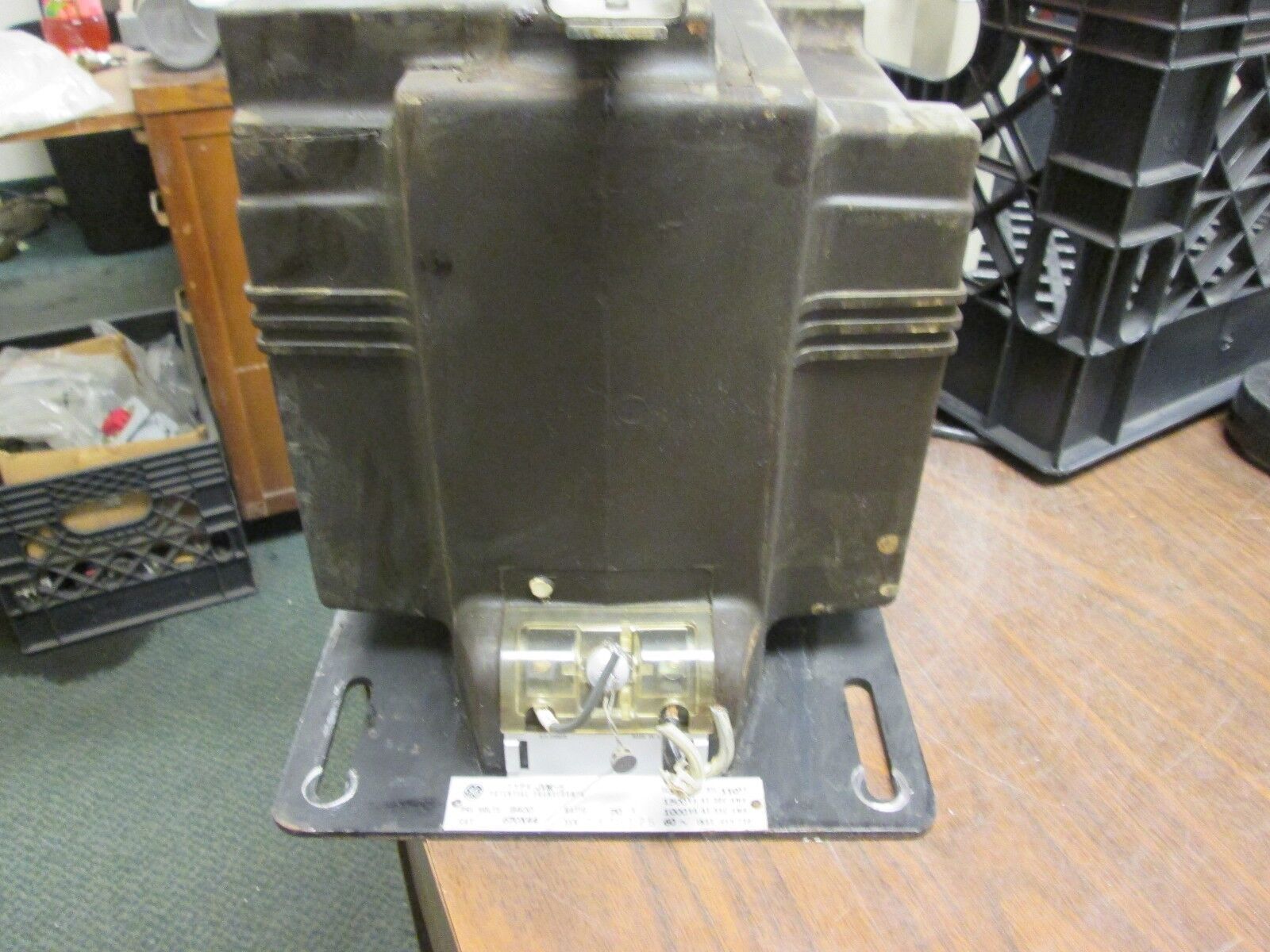 GE Type JVM-5 Potential Transformer 670X44 Pri 8400V Missing Fuse .Used.