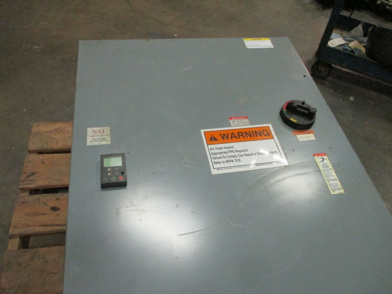 Square D Altivar Econoflex AC Drive w/ Bypass 8839 58ERG4VY A07 75HP 460V Used