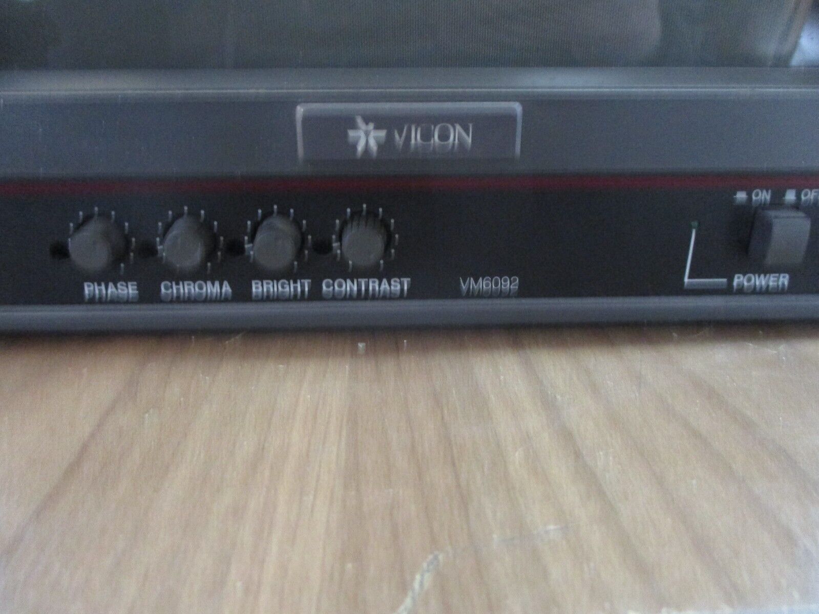 Vicon Color Video Monitor VM6092 9" 120V 60Hz 0.63A Used