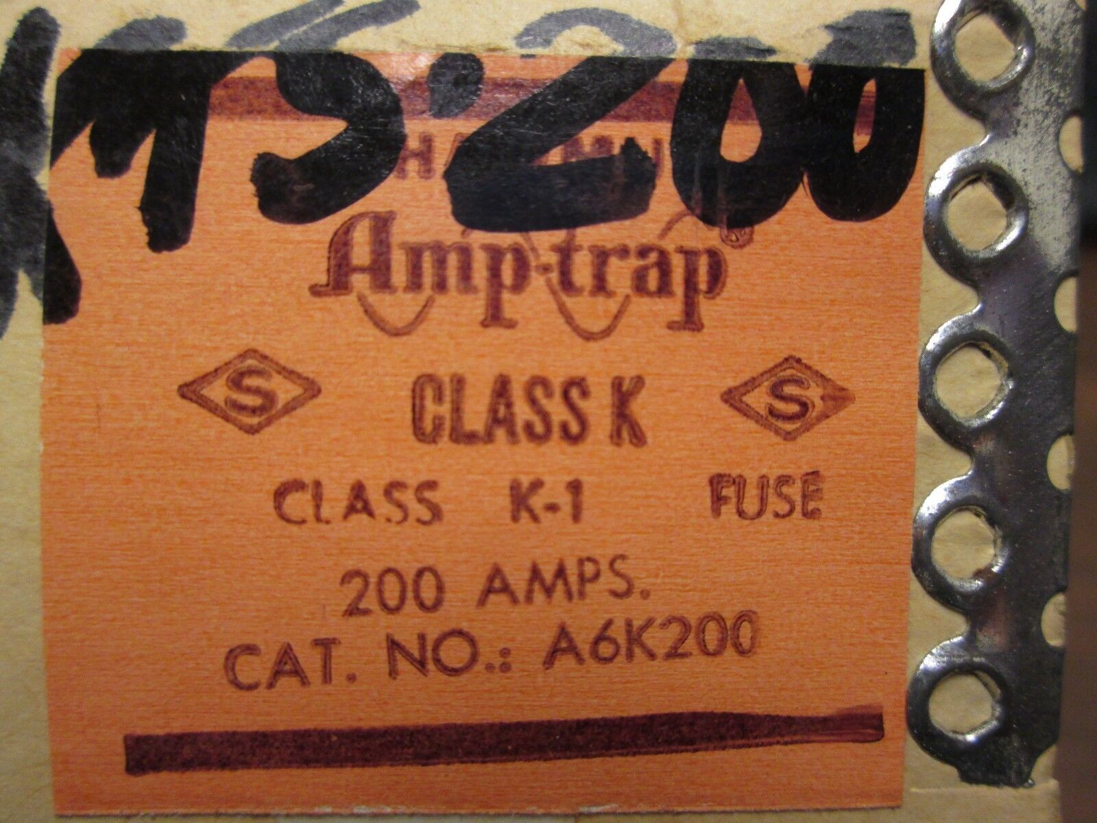 Ferraz Shawmut Amp-trap Fuse A6K200 200A 600V New Surplus