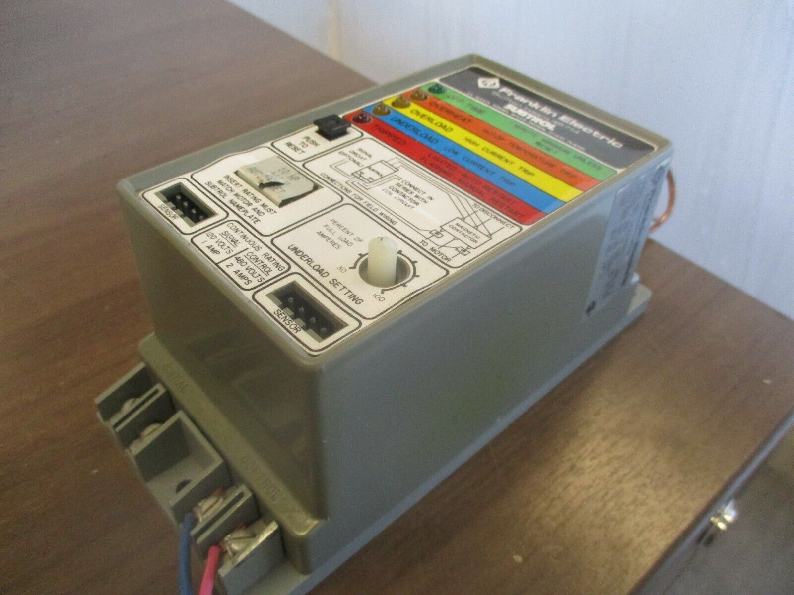 Franklin Electric Subtrol Motor Protector 152200941 10HP 460V 3Ph Used