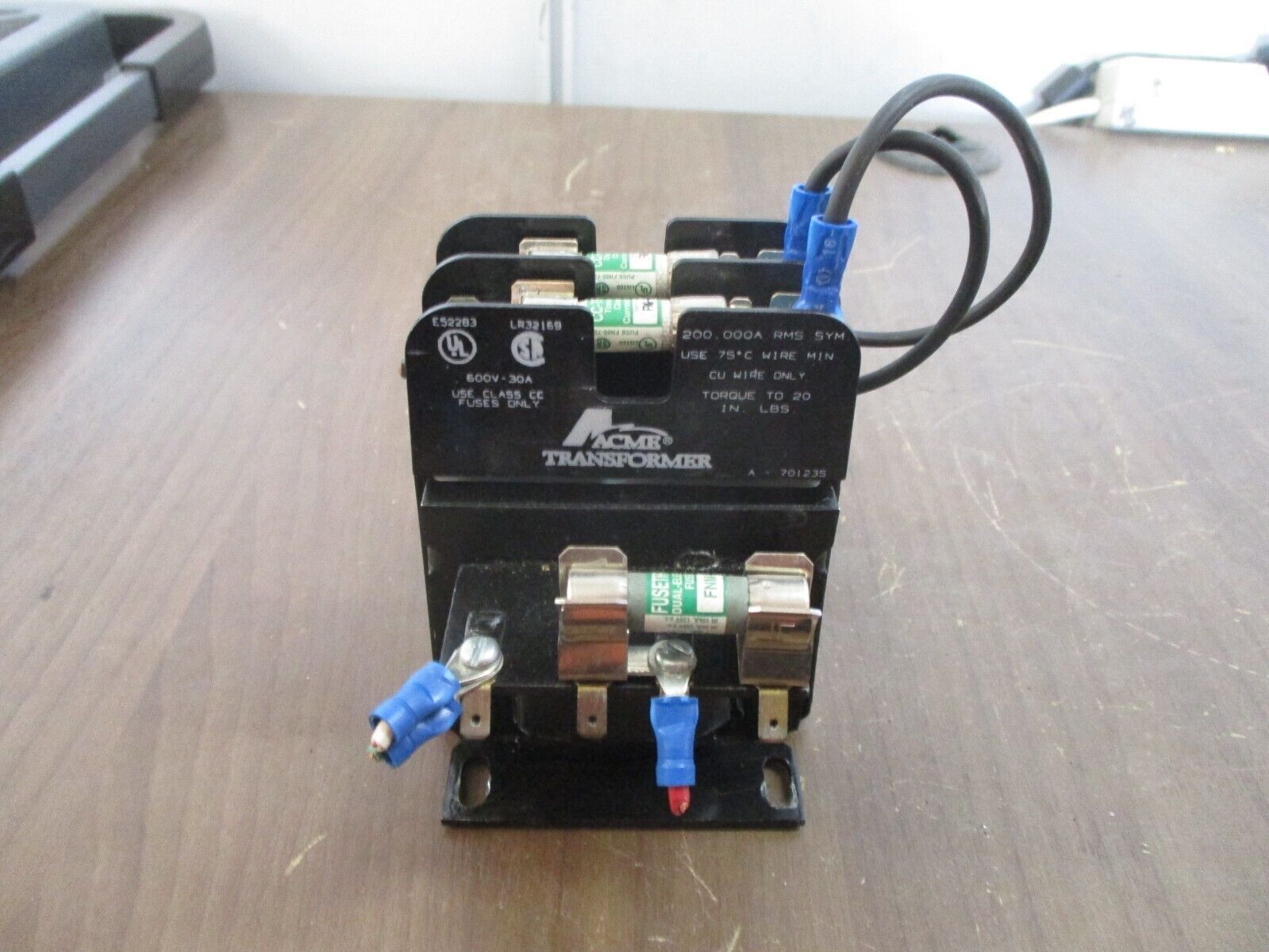 Acme Control Transformer TA-2-81201 75VA Pri: 240/480V Sec: 120V 50/60Hz Used