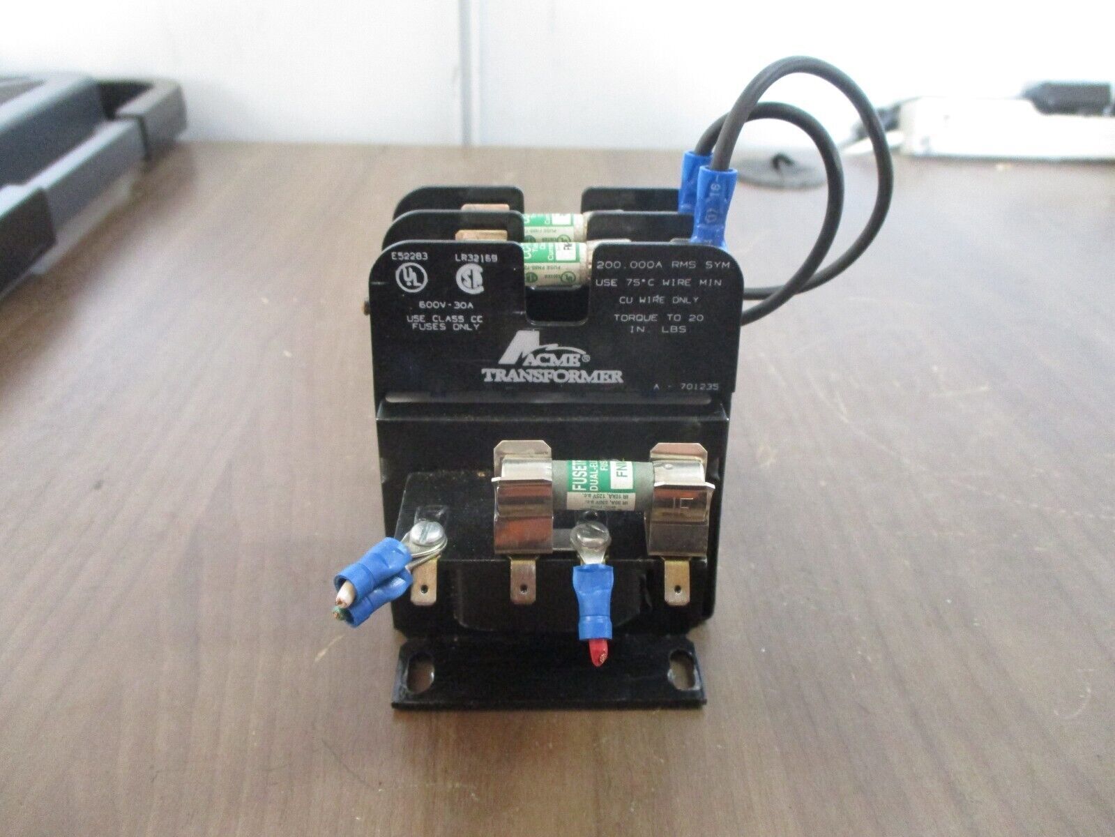 Acme Control Transformer TA-2-81201 75VA Pri: 240/480V Sec: 120V 50/60Hz Used