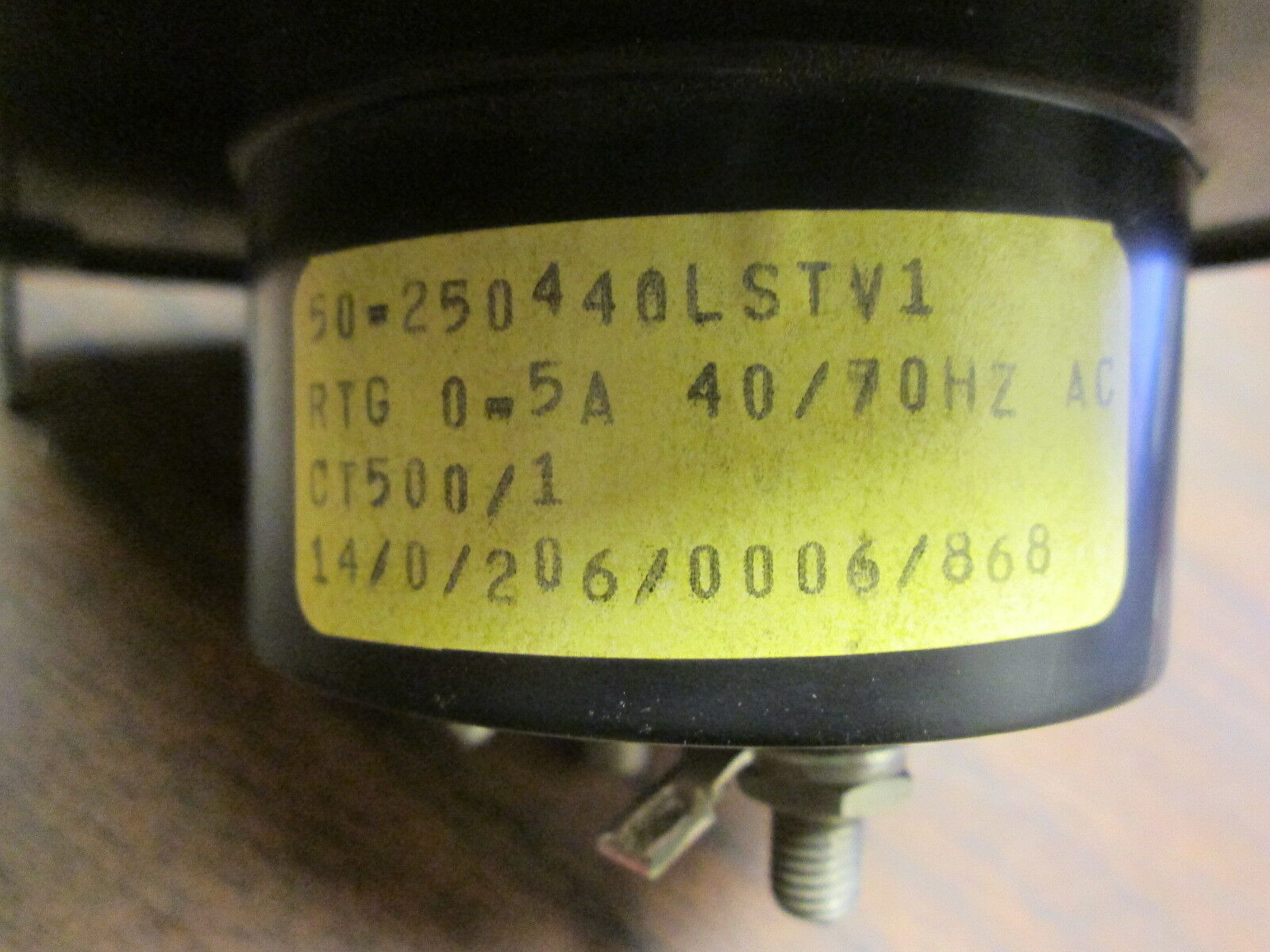 GE AC Amp Meter 50-250440LSTV1 Range: 0-2500A Used