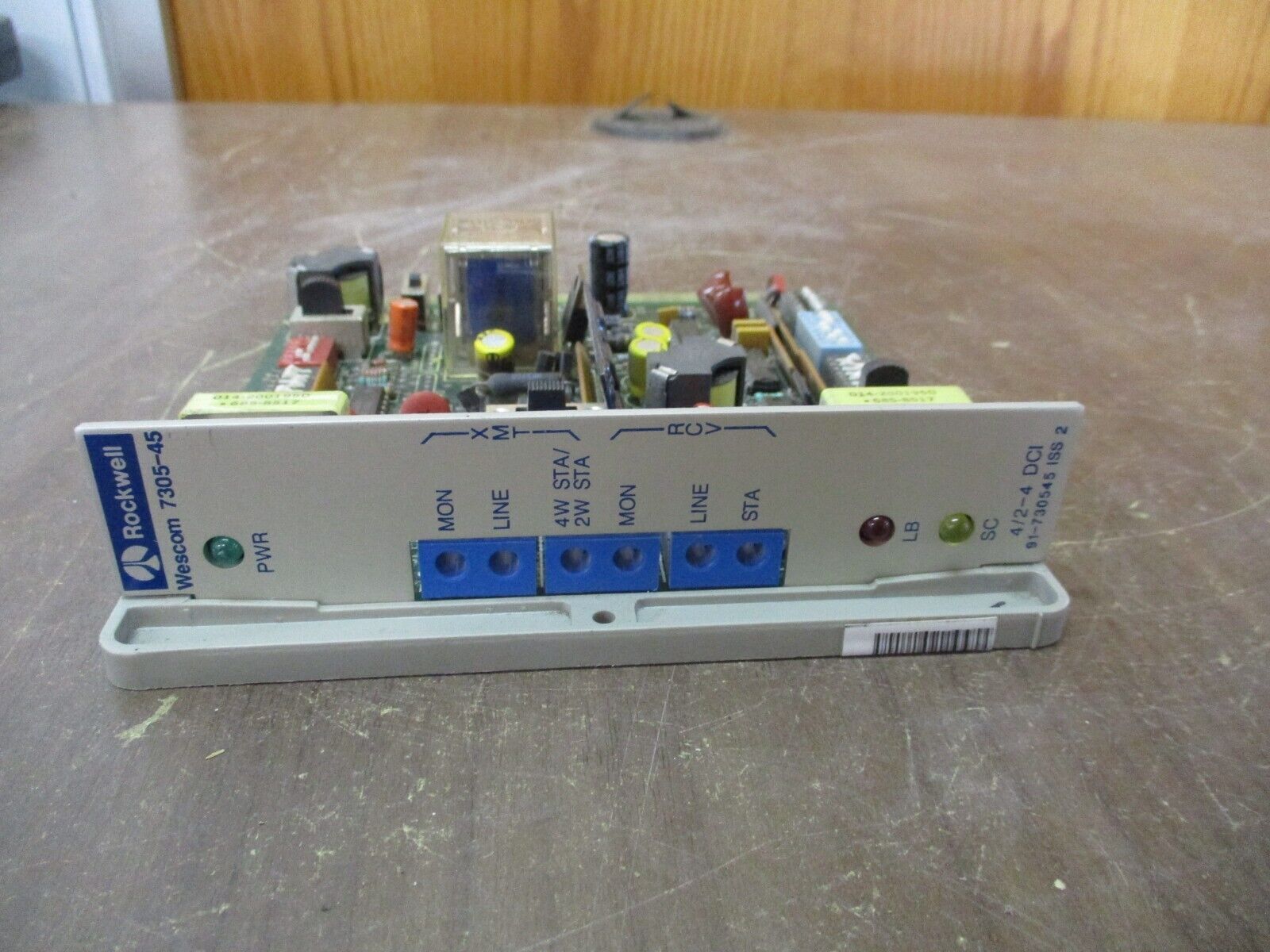 Rockwell Wescom 7305-45 4/2-4 DCI Module 91-730545 Iss. 2 Used