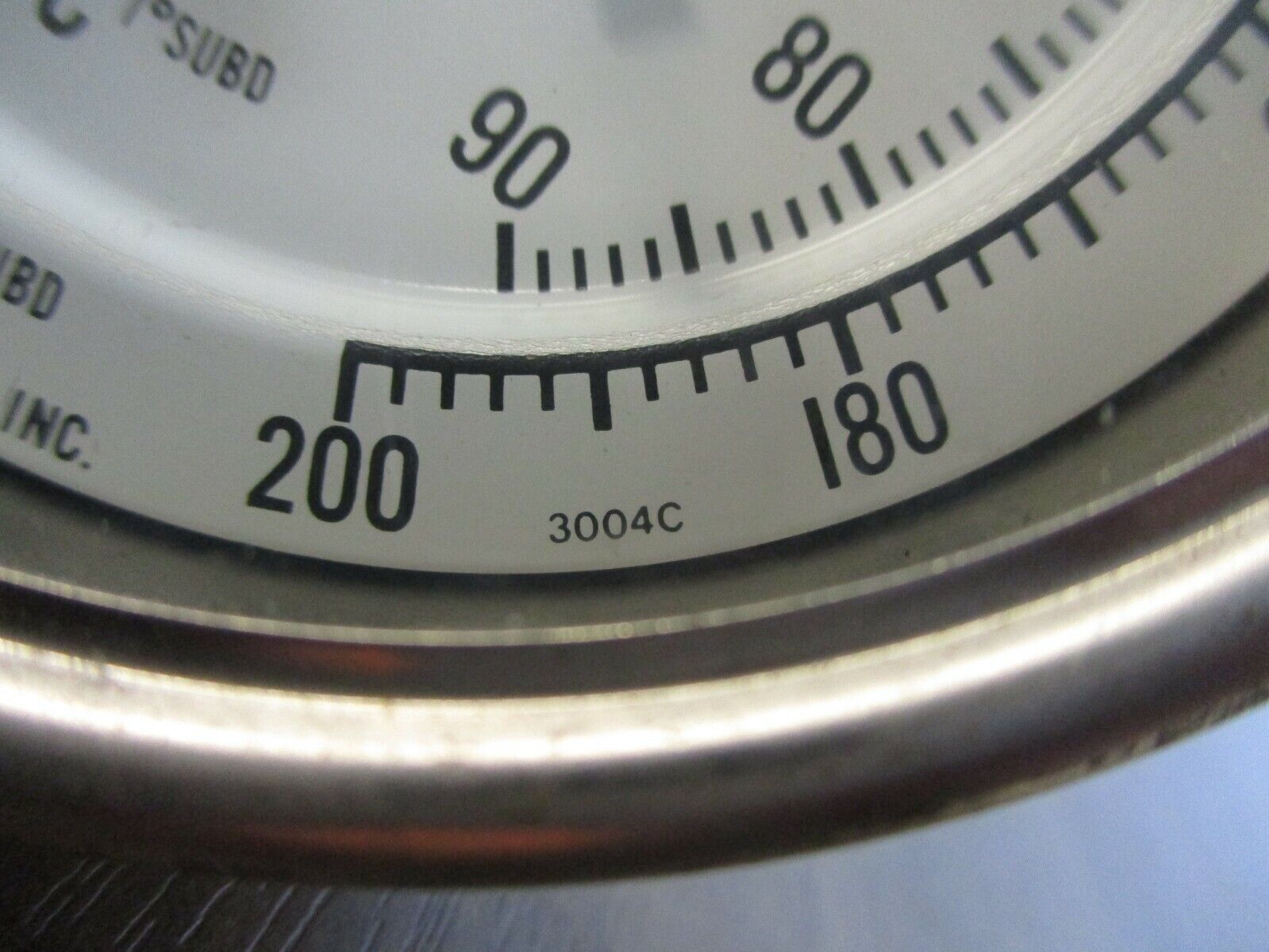Trend Instruments Thermometer 3004C Range: 0-200°F Used