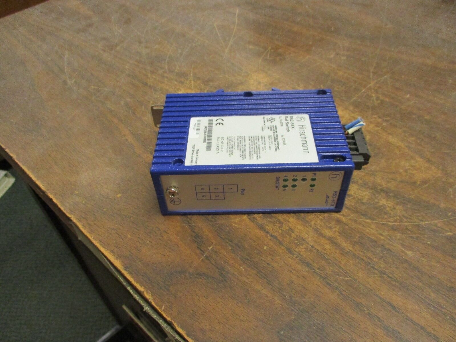 Hirschmann Rail Switch RS2-5TX 5-Port 9.6-32VDC 0.35-0.1A Used