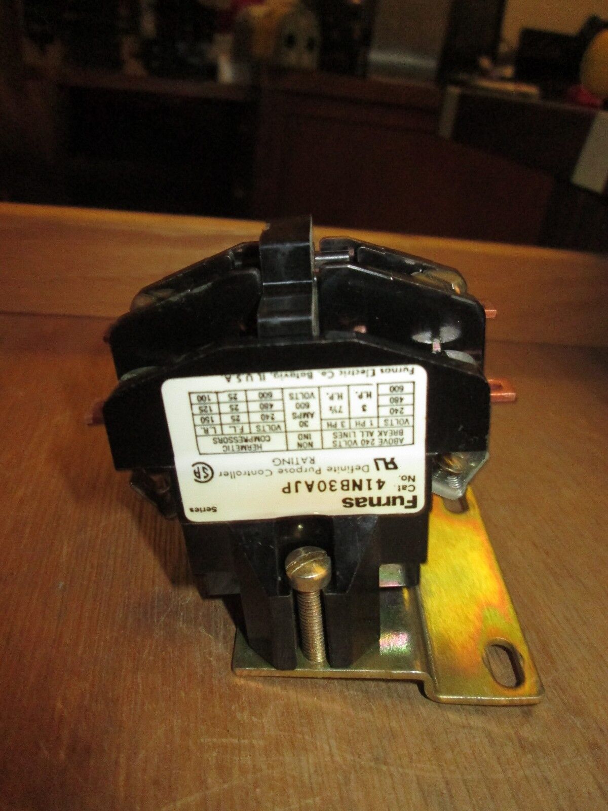 Furnas Contactor 41NB30AJP 24V Coil 600V 25A Used