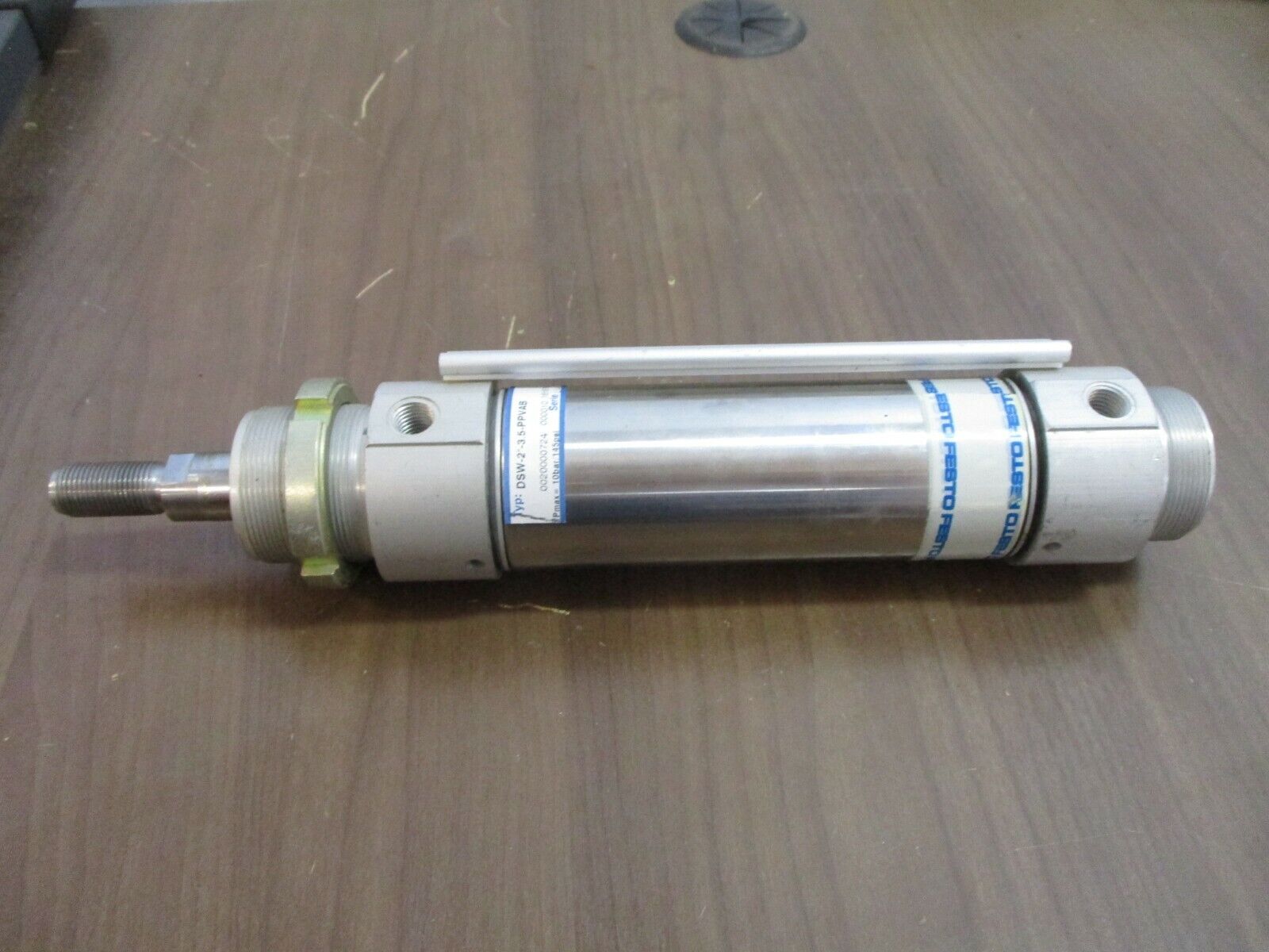 Festo Stainless Steel Air Cylinder DSW-2"-3.5-PPVAB 145PSI Used