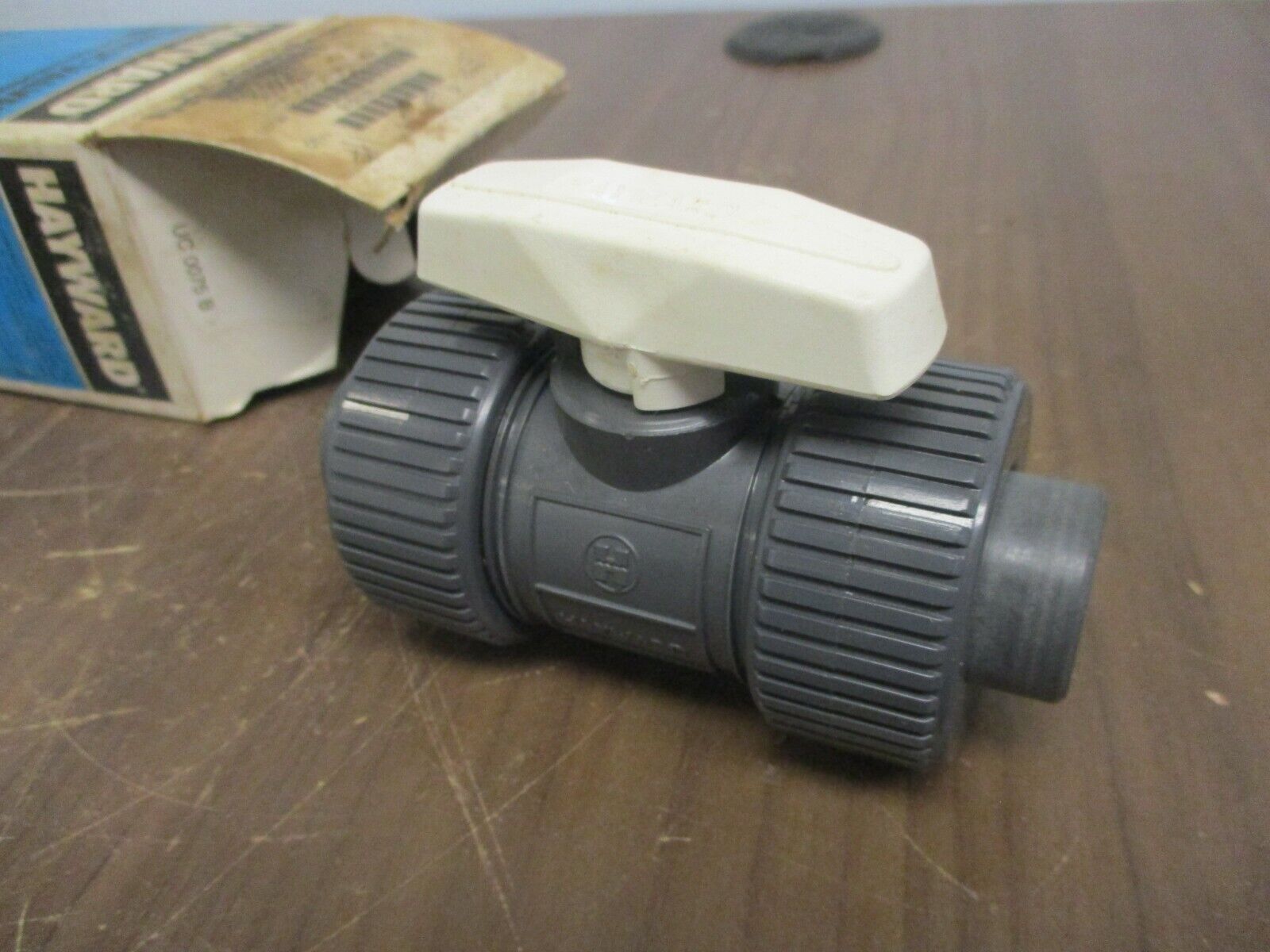 Hayward True Union Ball Valve TB10025T 1/4" PVC New Surplus