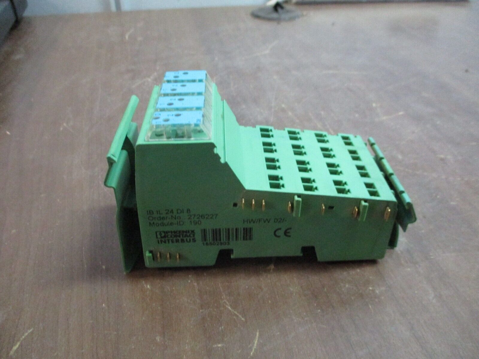 Phoenix Contact IBIL24DI8 Interbus 2726227 HW/FW: 02/- *Broken Plastic* Used