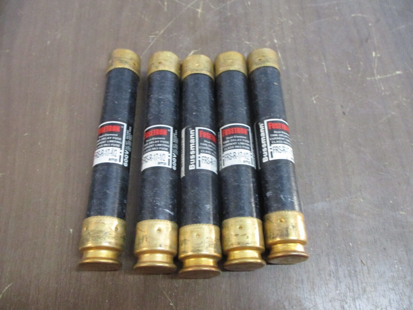 Buss Fusetron Fuse FRS-R-17-1/2 17.5A 600V *Box of 5* New Surplus