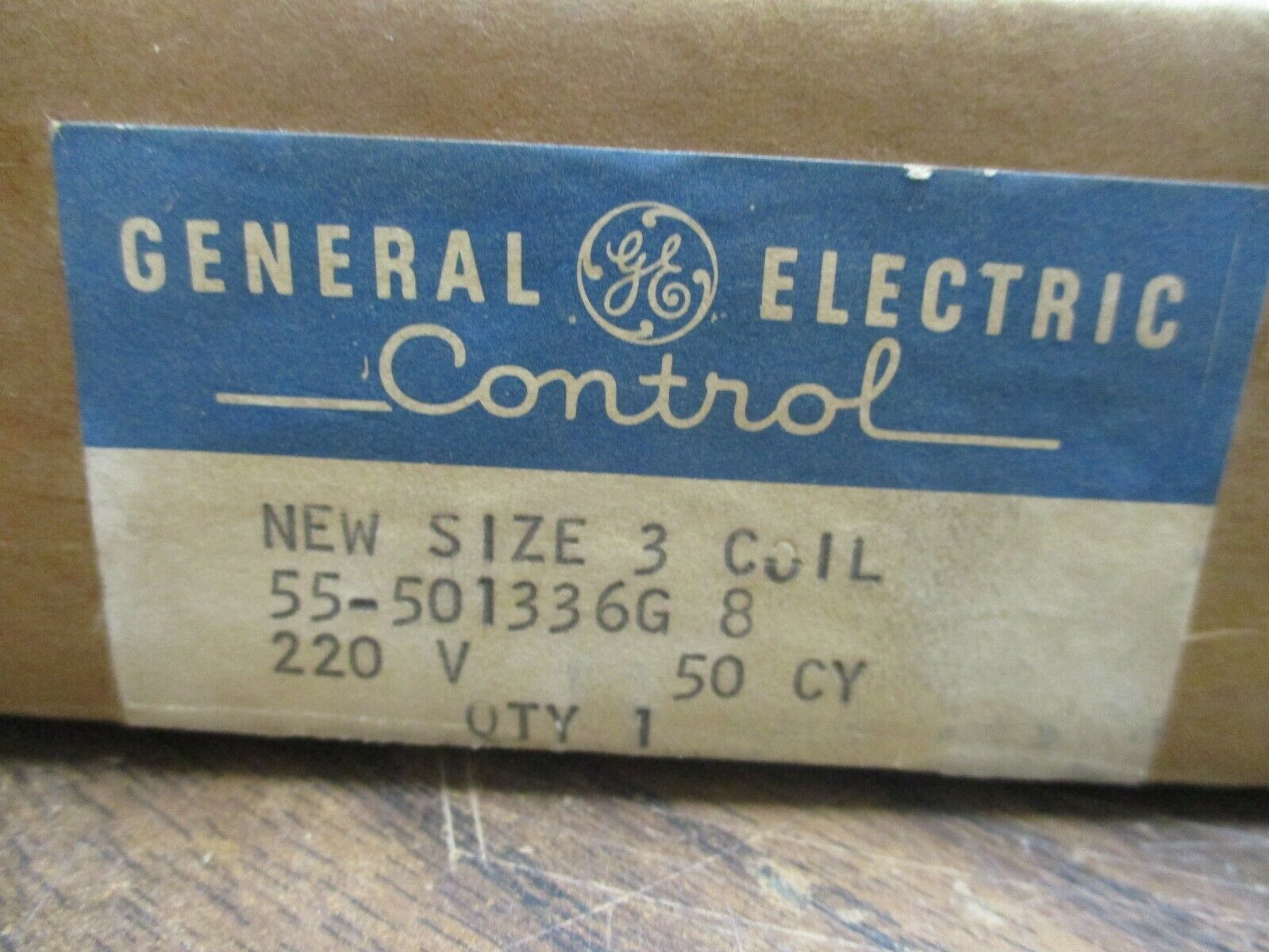 GE Size 3 Coil 55-501336G 8 220V@50Hz New Surplus