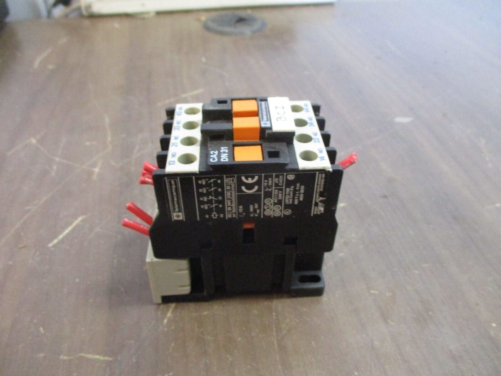 Telemecanique Contactor CA2 DN 31 120V Coil 10A 600V w/ Suppressor Used